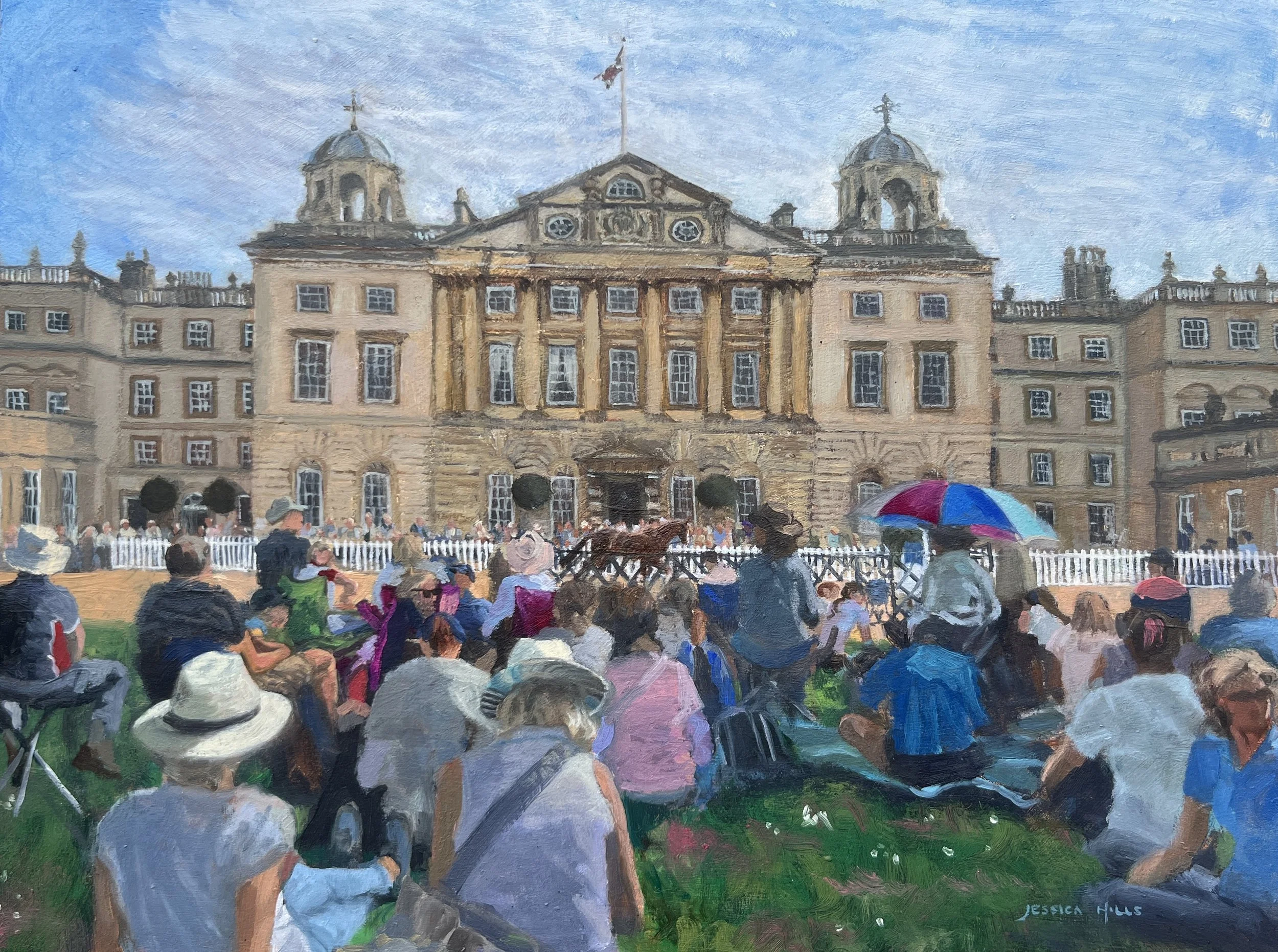 The Trot Up, Badminton Horse Trials, 2024 - Sold