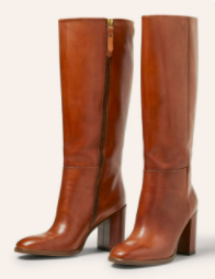 Long brown boots at Boden - also available in black
