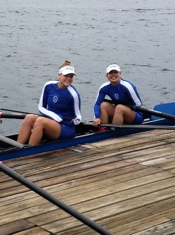 Bianca McIver and SJ O’Connor at The Head of the Charles River Regatta 2018