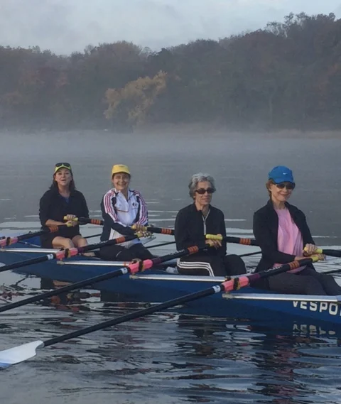 Picture from the bow: Patty, Carole, Peggy and Anne