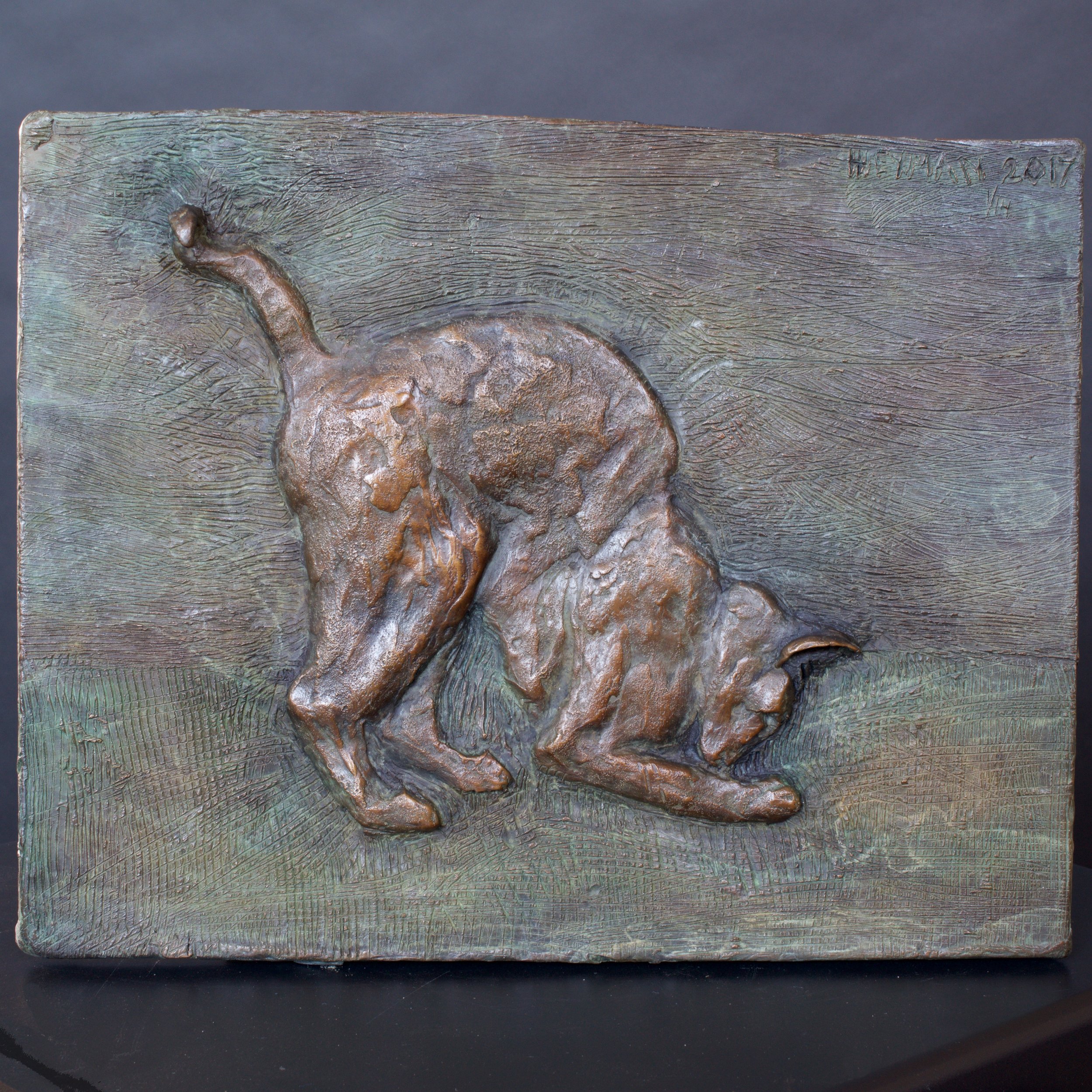 Arched Cat (relief)