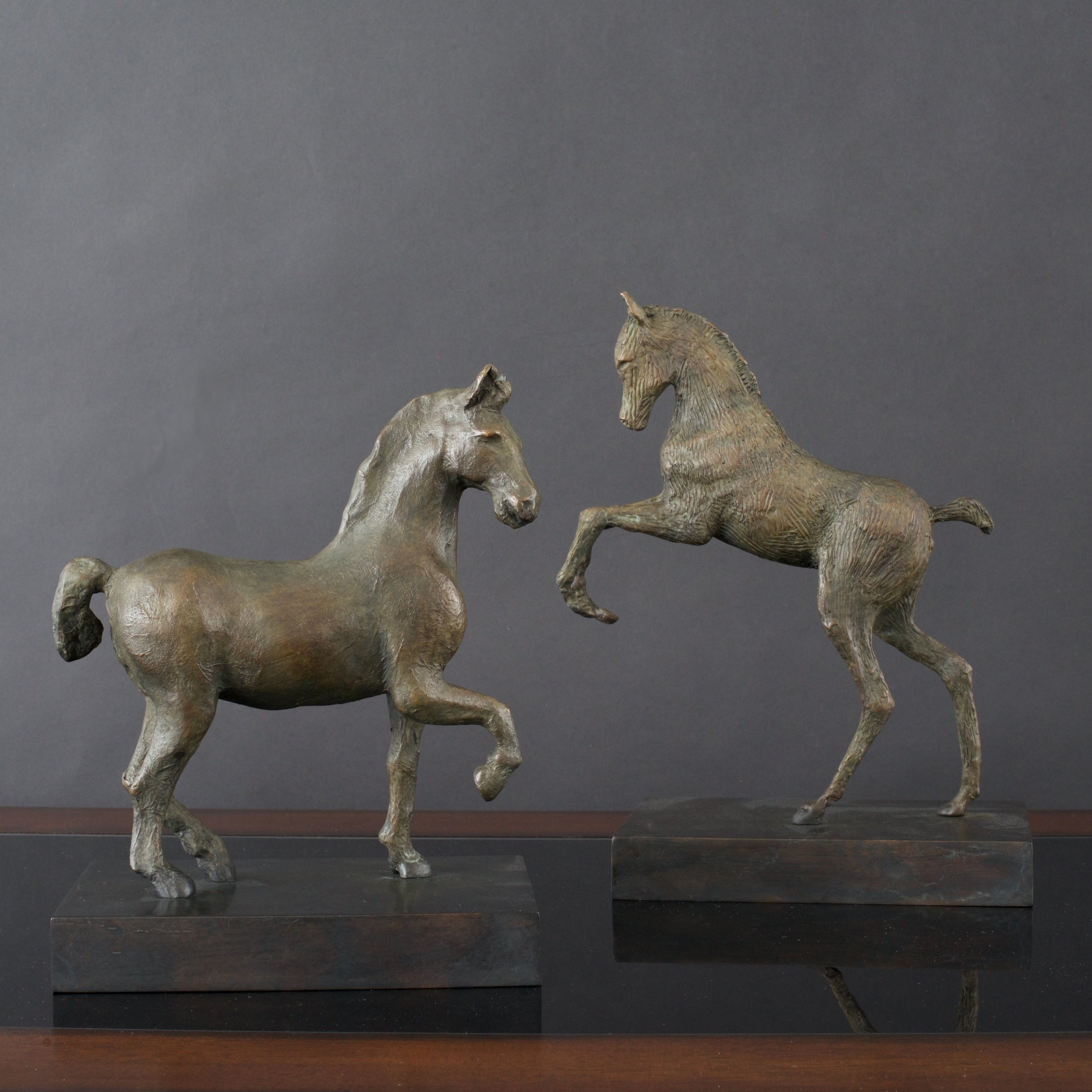 Roman Horse and  Rearing Colt