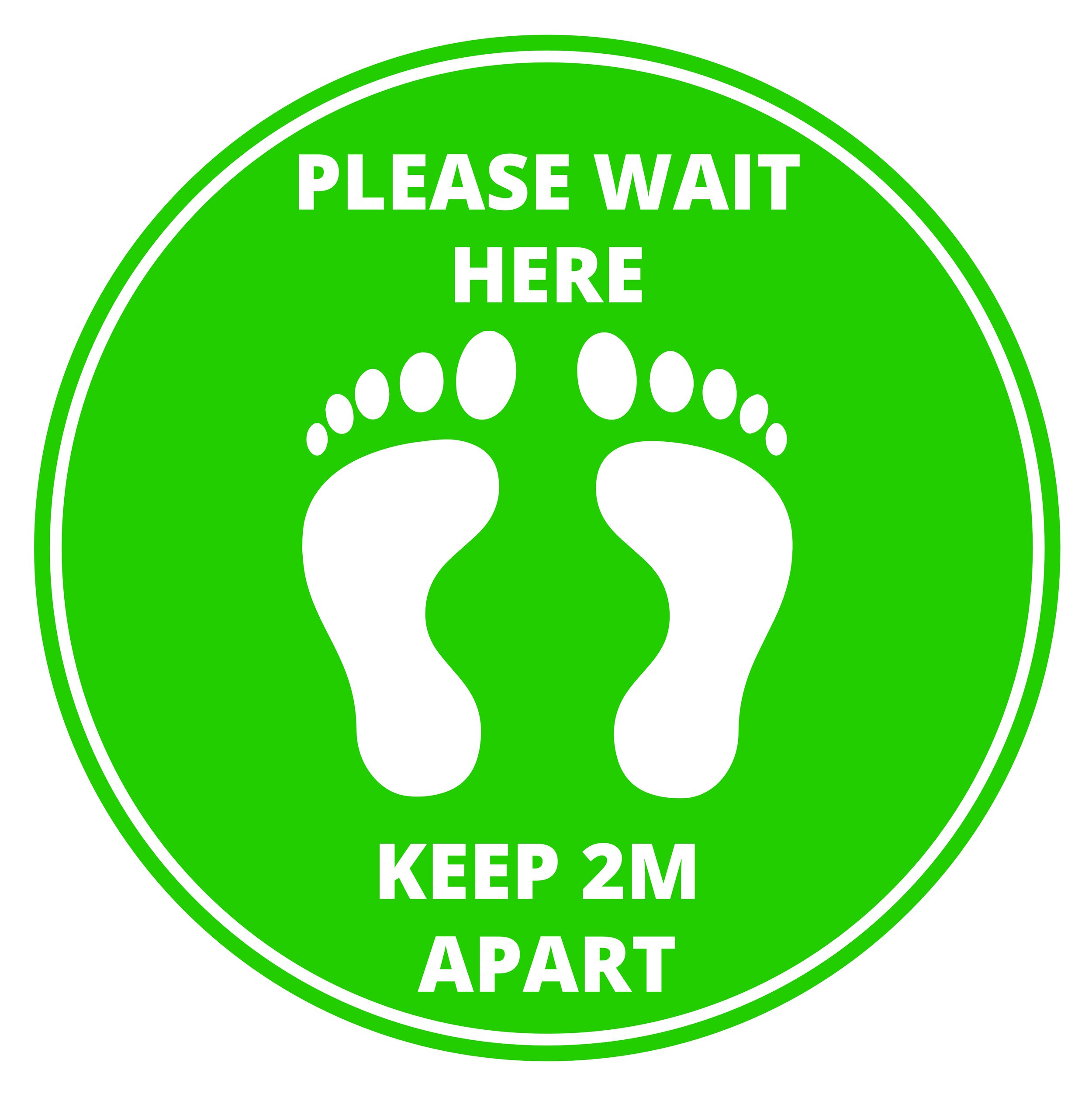 Please Wait Here Keep 2m Feet-Green.jpg