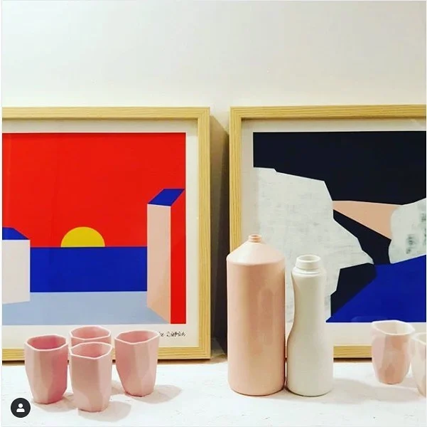 Passez faire un tour chez @supercherie.collection vous trouverez plein de belles choses !🎉🌈 dont les tr&egrave;s belles c&eacute;ramiques de @cecilecharroydesigner