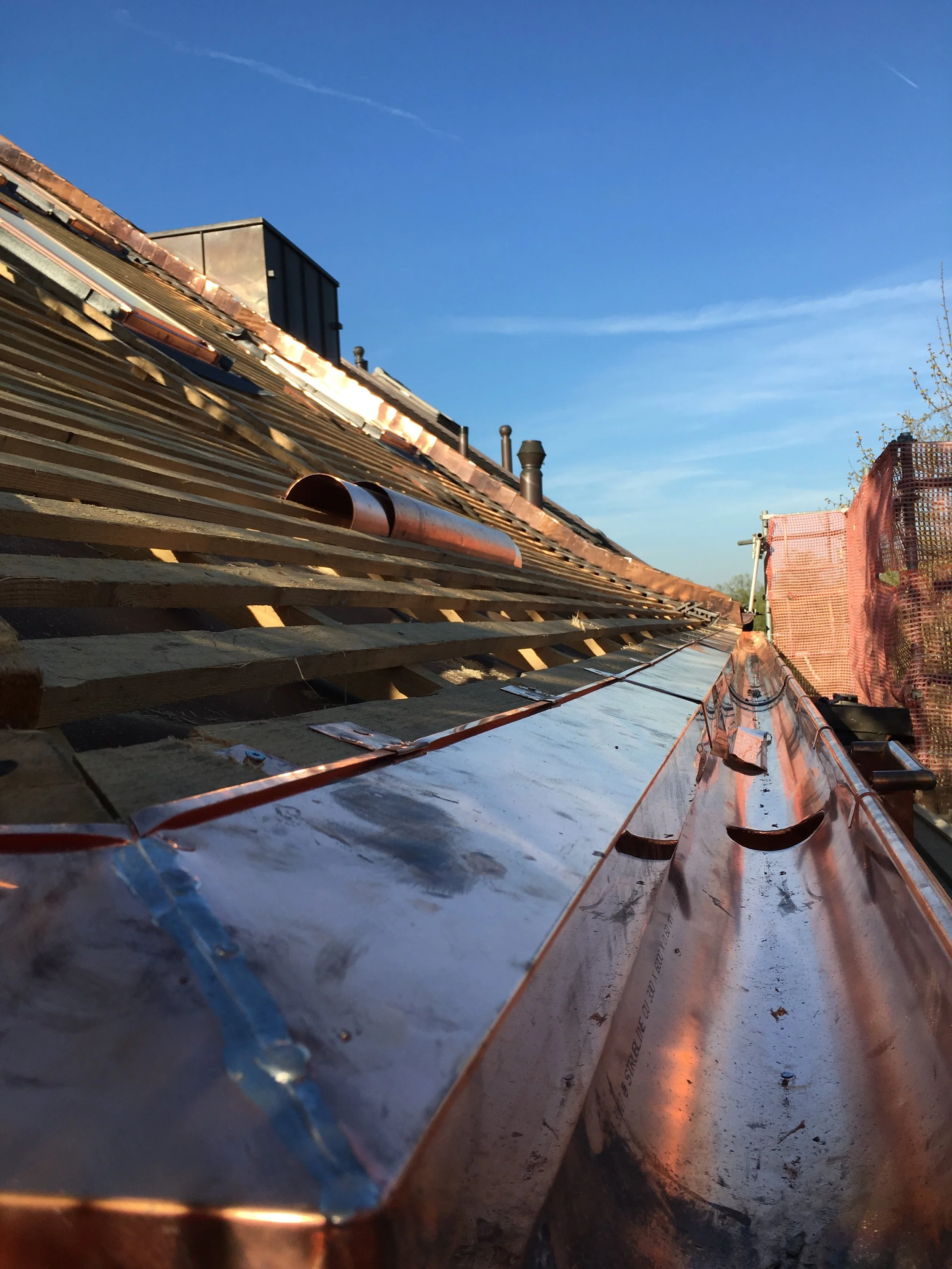 Dachsanierung - Spenglerarbeit