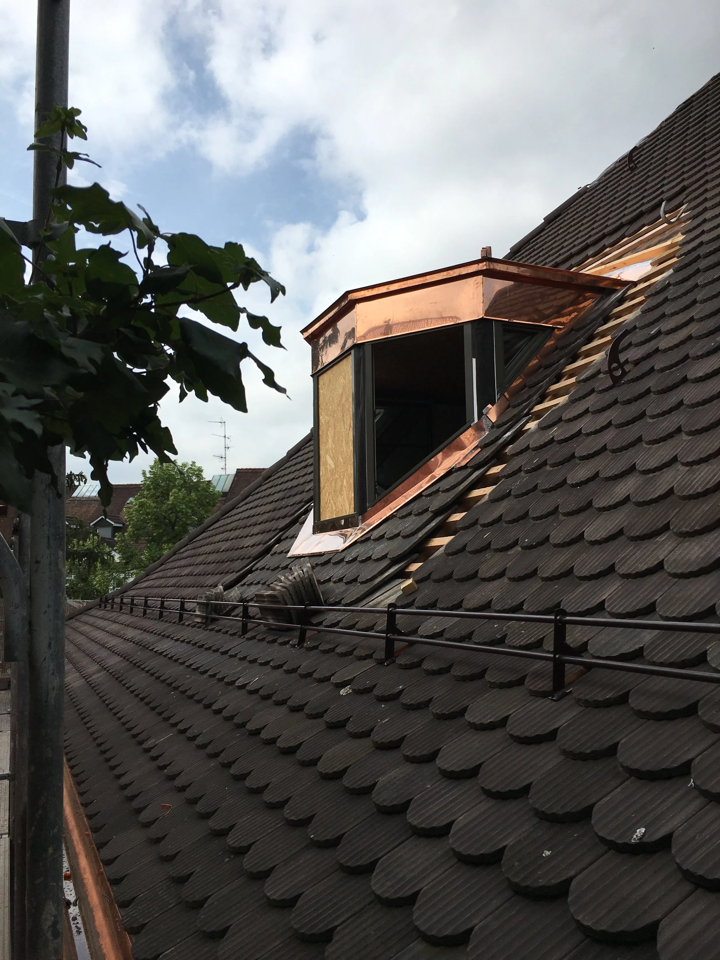 Dachsanierung - Spenglerarbeit