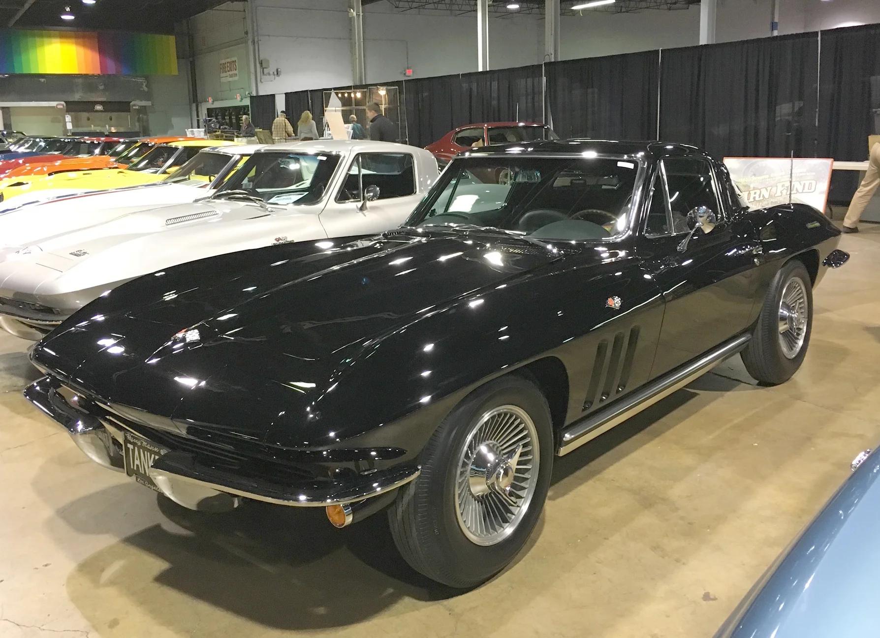1965 Corvette 327/365 Tanker Blk/Blk Coupe, NCRS Top Flight, Bloomington Gold, triple Diamond Award
