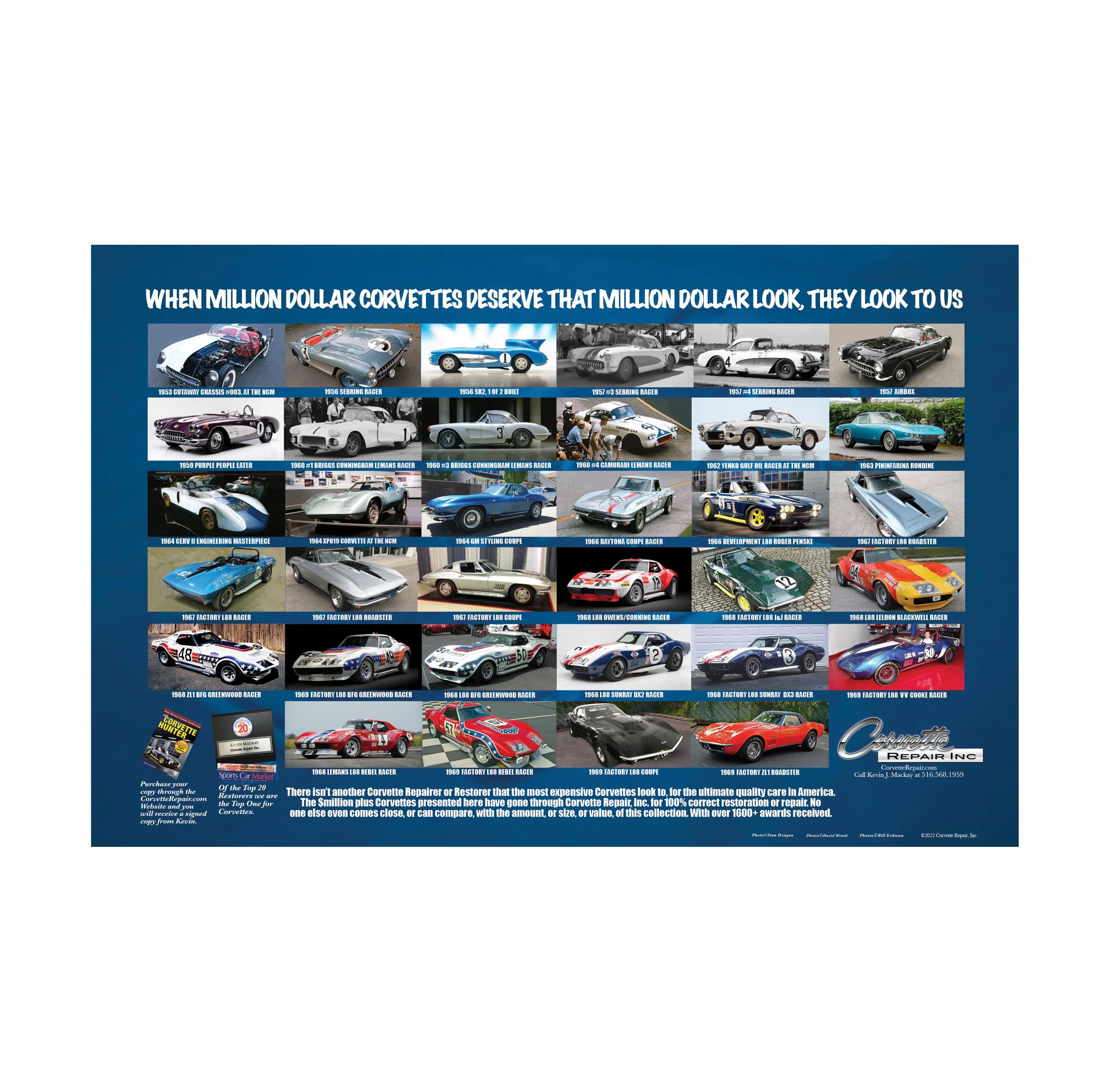 Million Dollar Corvettes Poster