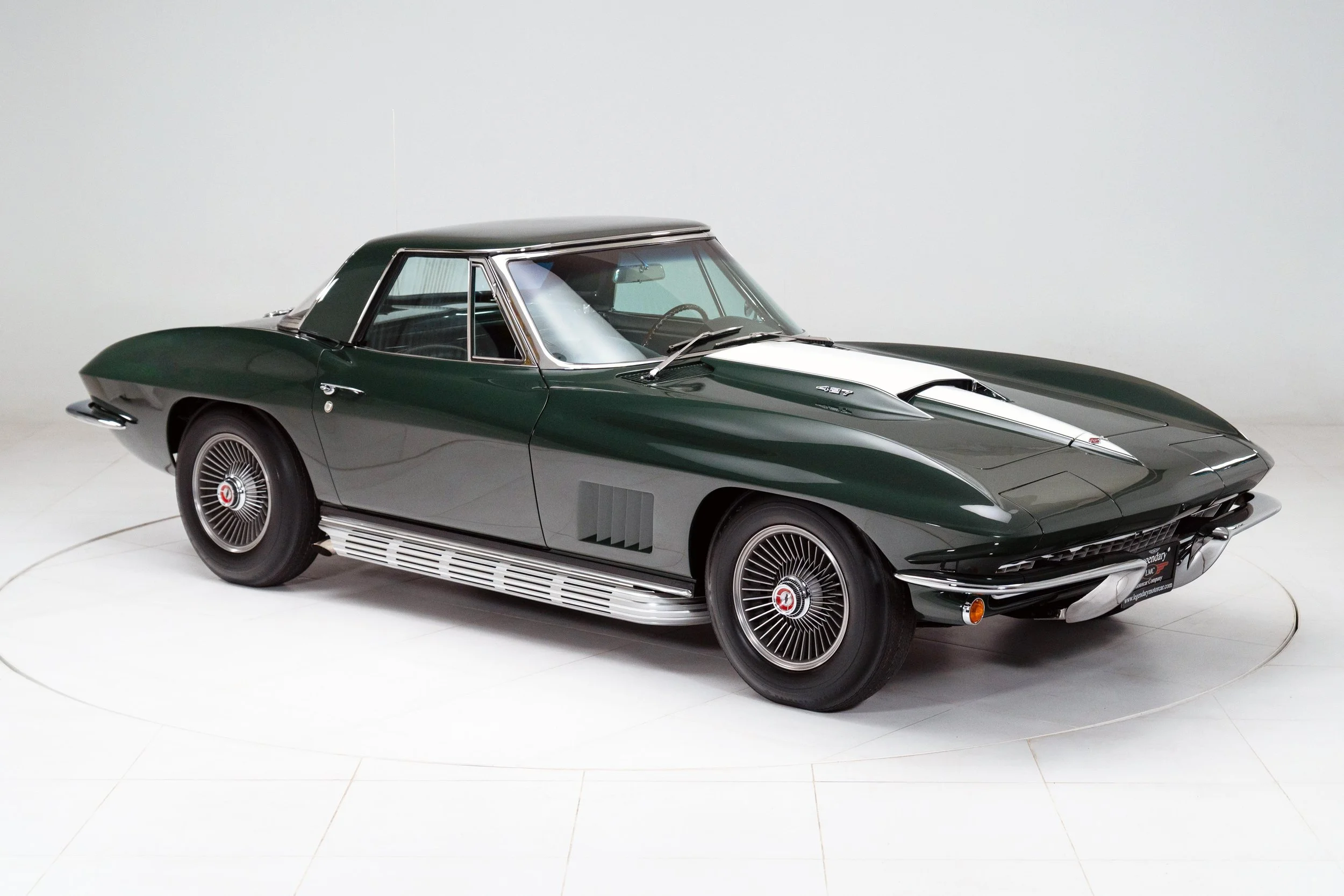 1967 Corvette 427/435 Green/Black Hardtop Roadster, NCRS Top Flight, Bloomington Gold, Triple Crown Award