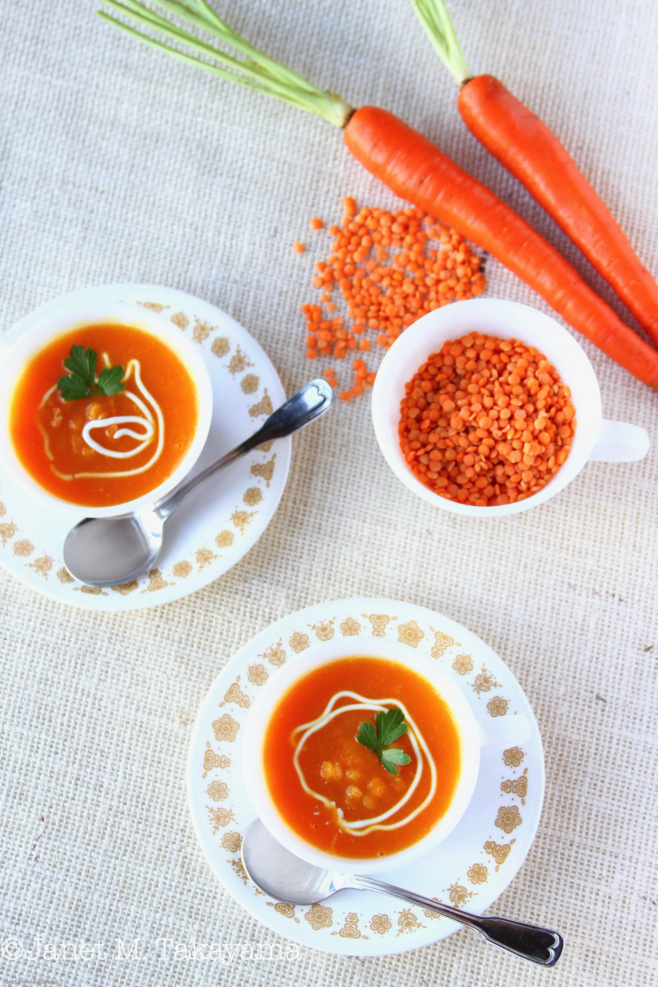 Carrot-Red Lentil Soup