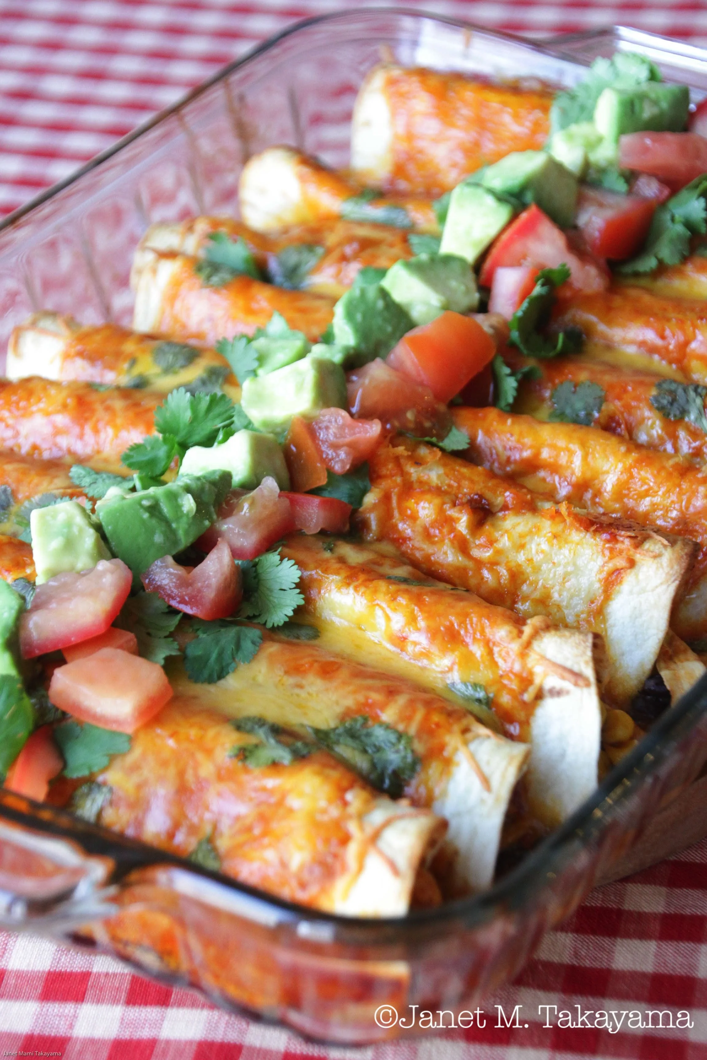 Black Bean and Chicken Enchiladas