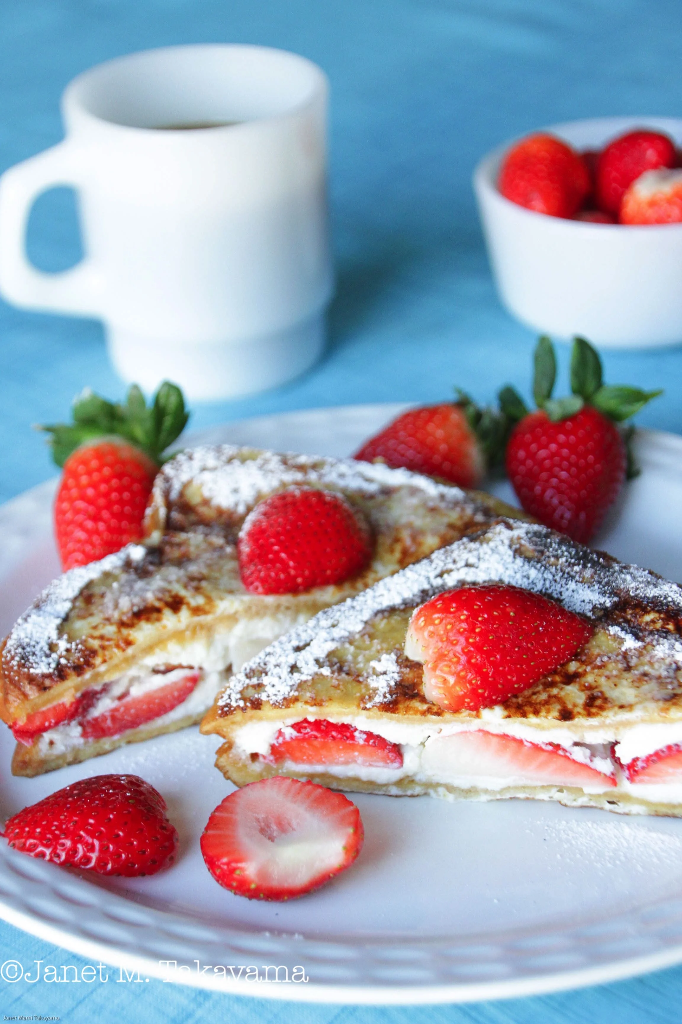 Stuffed Strawberry French Toast