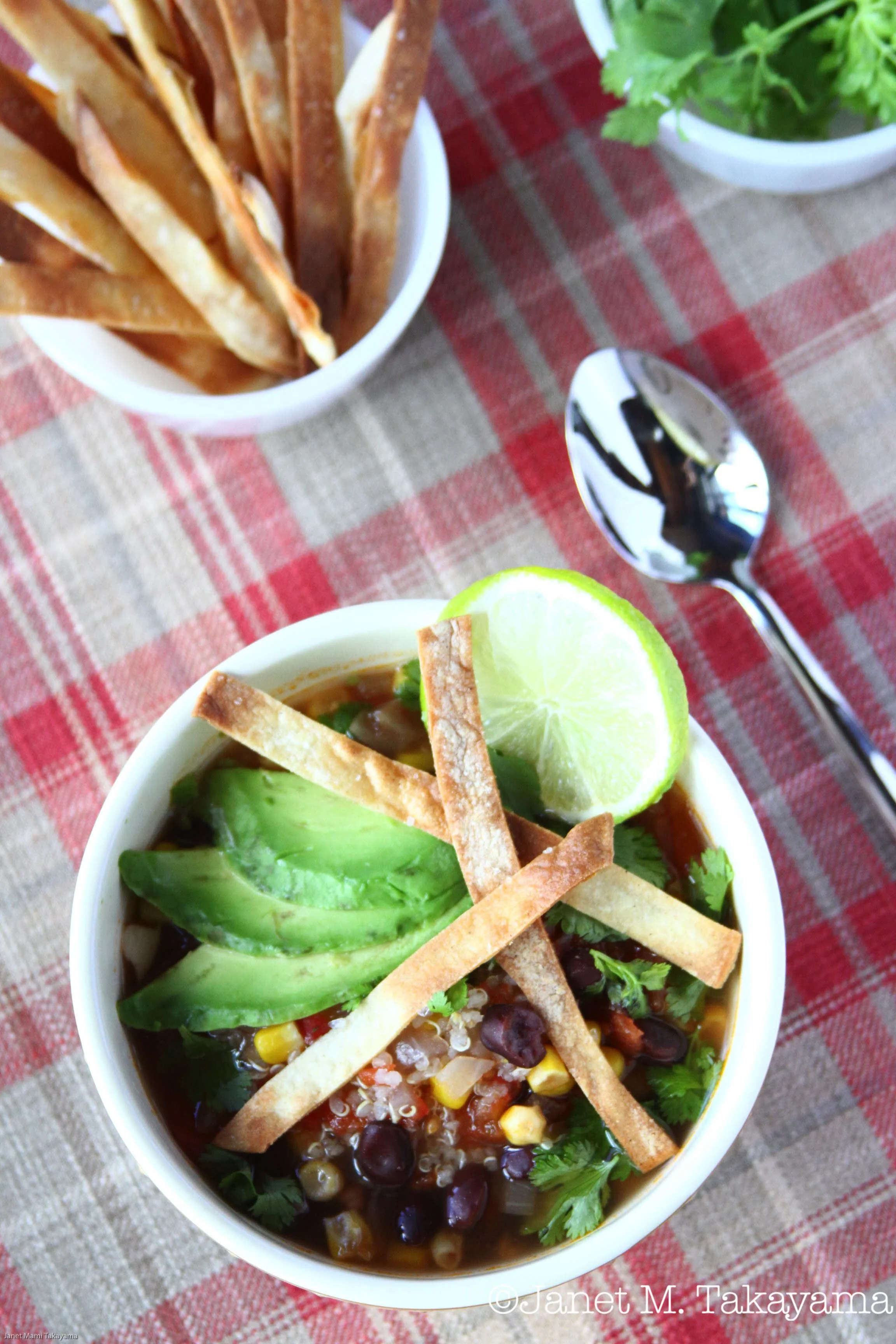 Tortilla Soup with Quinoa