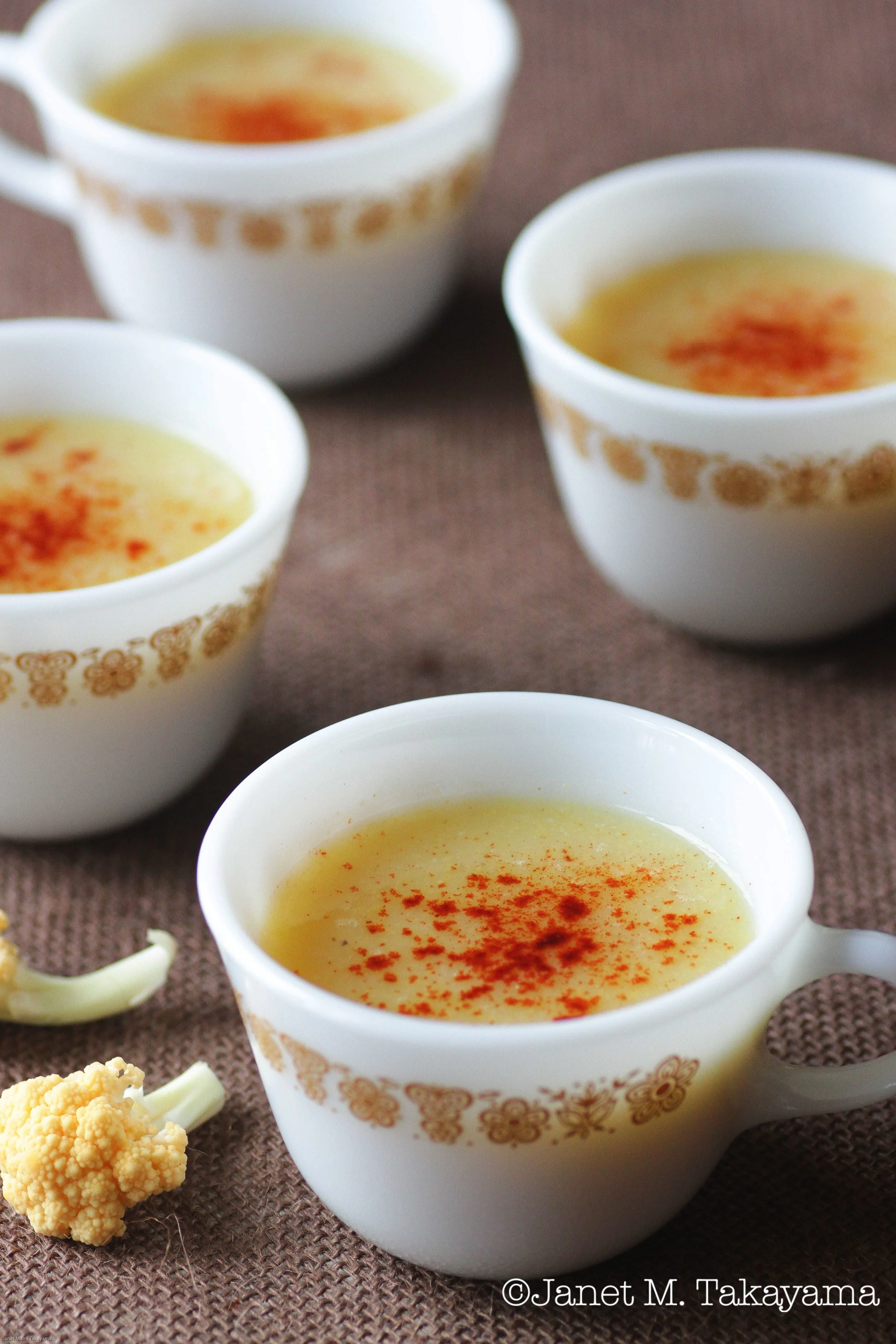 Orange Cauliflower Soup