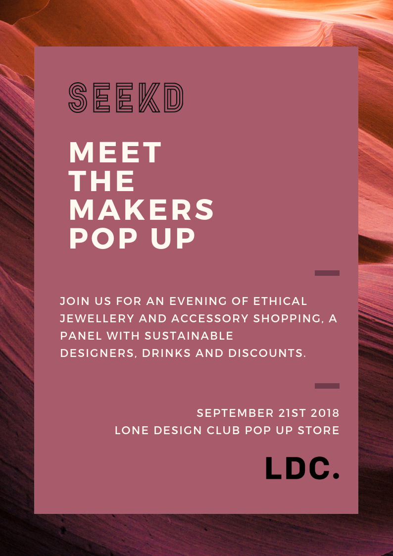 Join us for an evening of sustainable design for London Fashion Week!