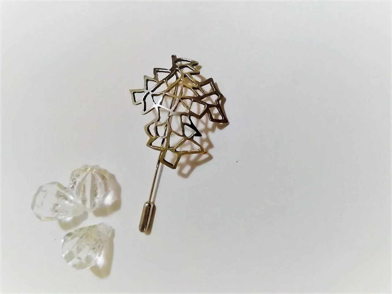 Silver Leaf Pin/Brooch