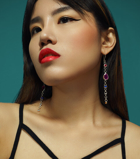 Drop Silver Earrings