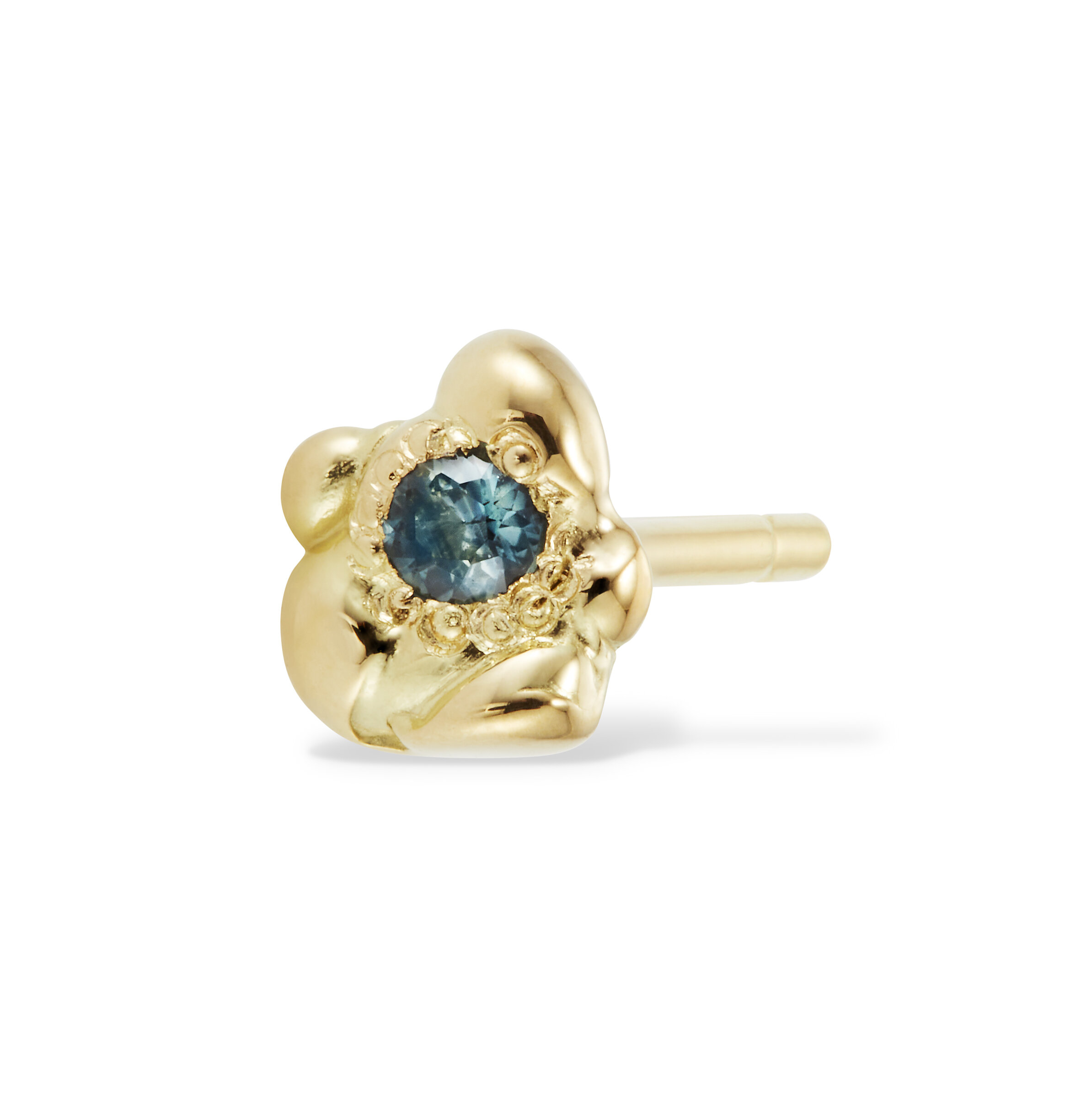 Seaweed Sapphire Tidbit Stud