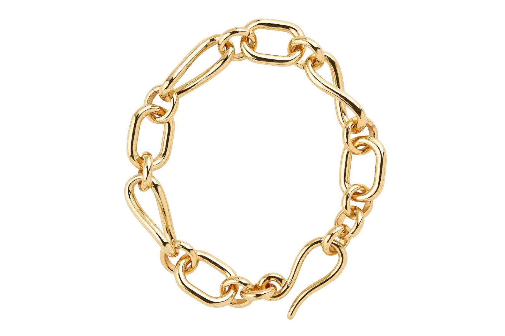 Swirl Chunky Chain Link Bracelet