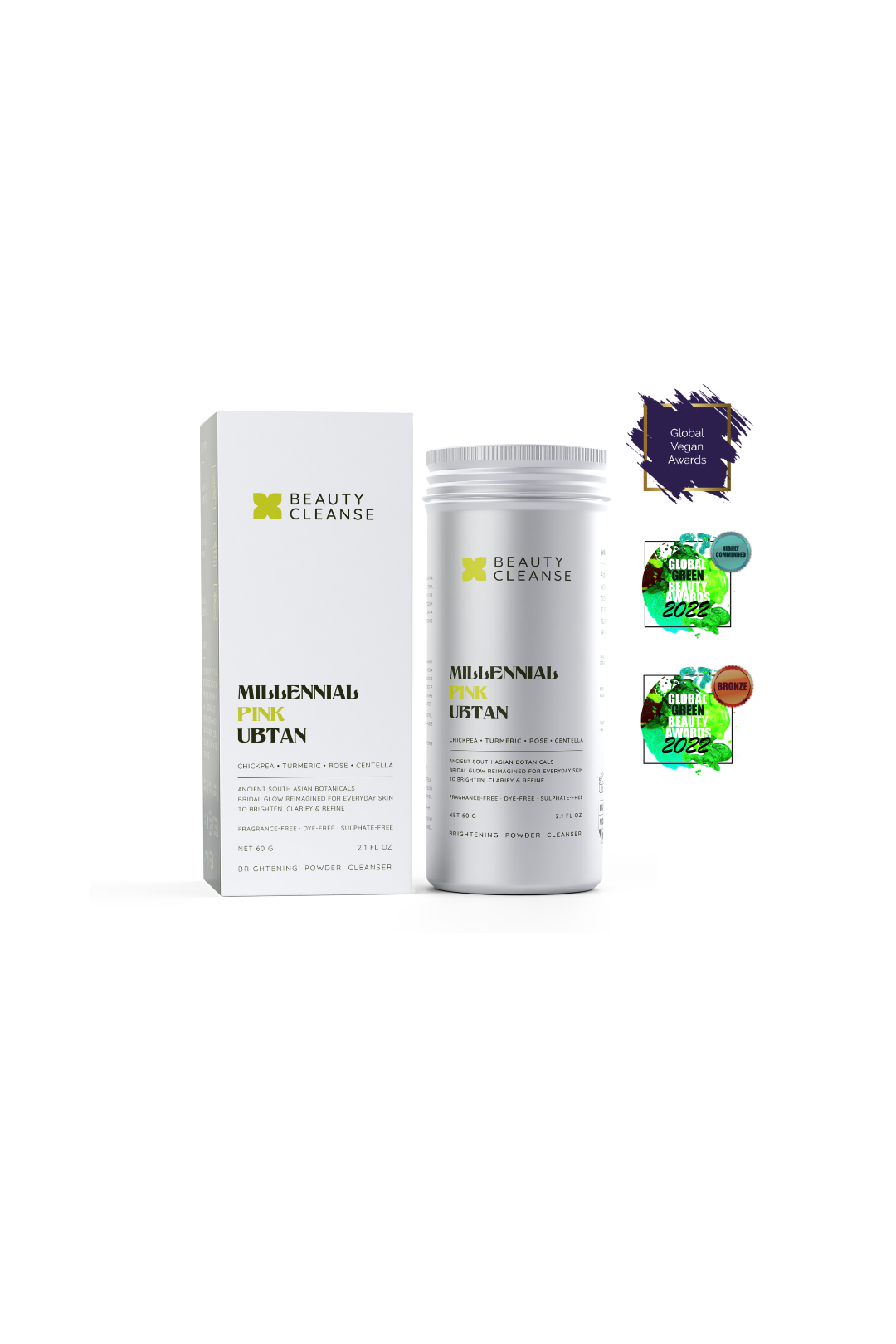 Millennial Pink Ubtan Powder Cleanser 60g
