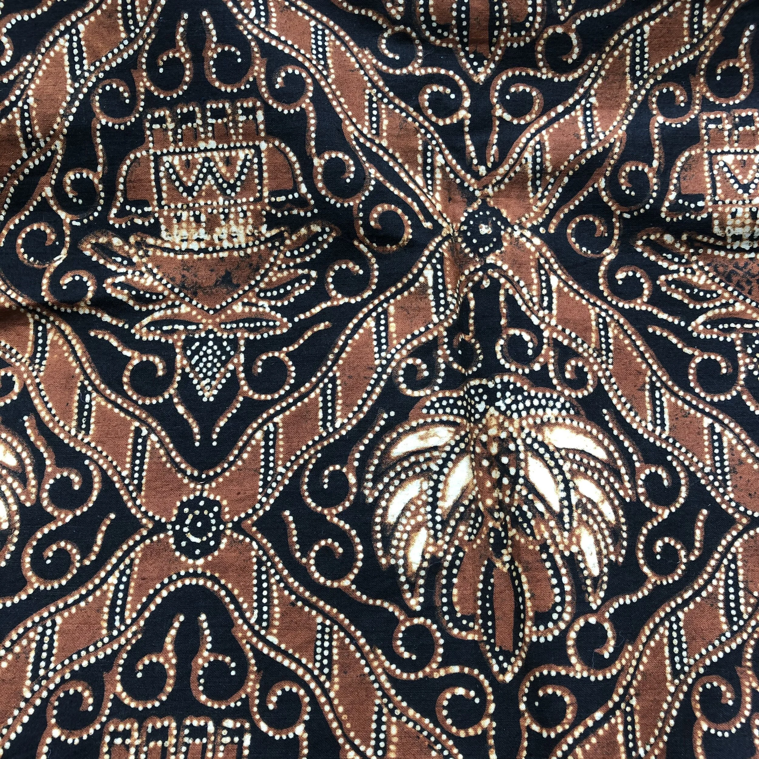 brown batik