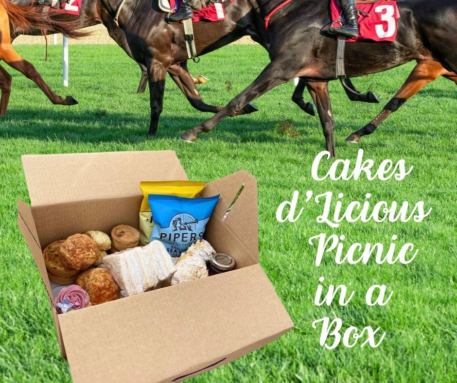 🏇🥪🍰 𝑷𝒊𝒄𝒏𝒊𝒄 𝒂𝒕 𝒕𝒉𝒆 𝑹𝒂𝒄𝒆𝒔? 🍰🥪🏇

With the York Races season starting this week with the Dante Festival why not plan a picnic day at the races this summer and take a Cakes d'Licious Box* with you to enjoy!  Let US do all the prep an