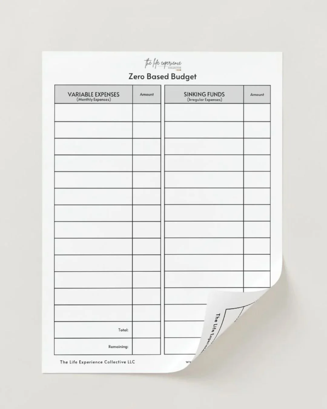 Every dollar deserves a job&mdash;and our Zero-Based Budget Printable makes it simple to give your money purpose. Designed to help you track income, expenses, savings, and goals, this tool makes budgeting less overwhelming and more empowering.
It&rsq