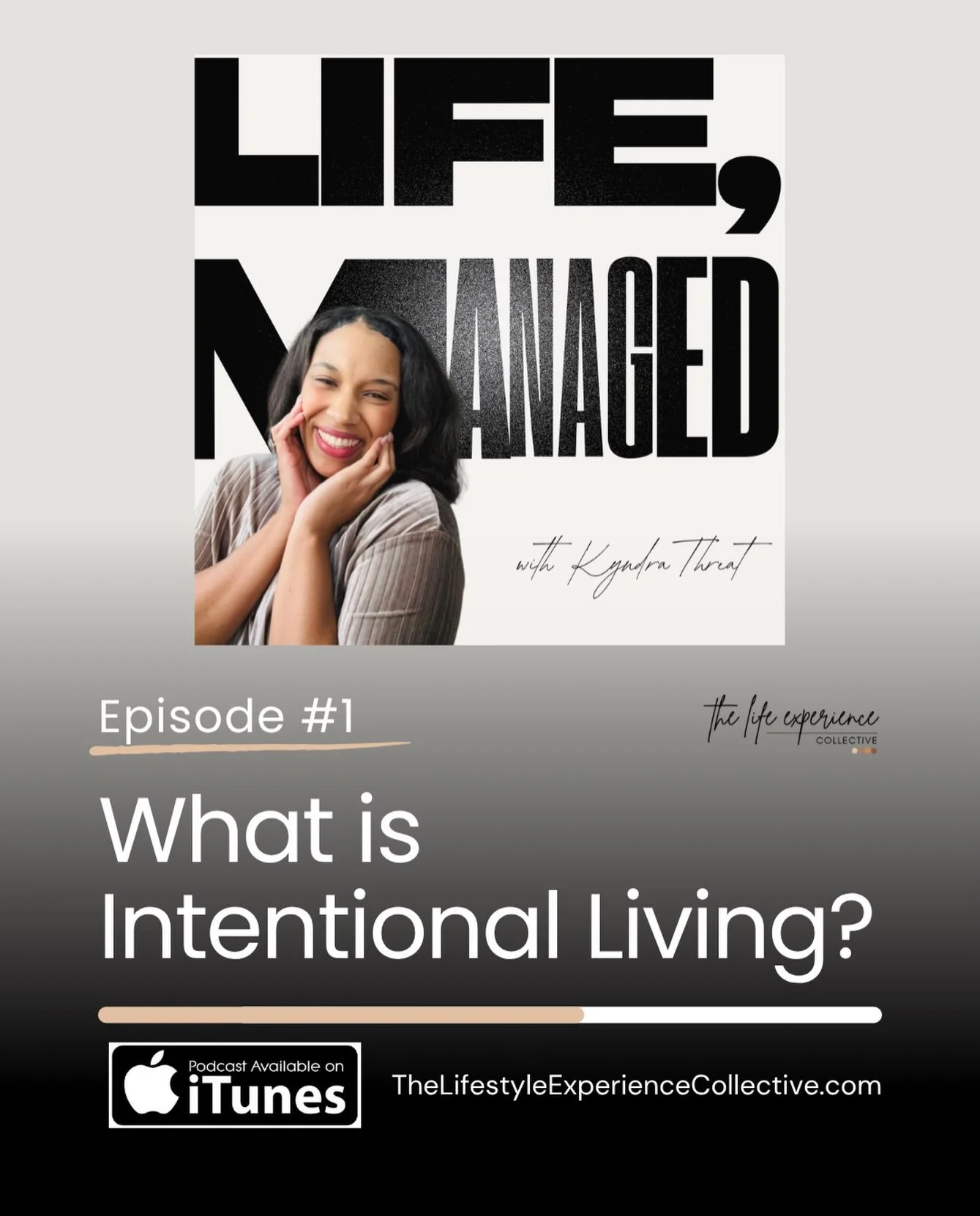 New episode of Life, Managed just dropped&mdash;and more  will be released every Friday.

Episode 1 is all about how most people don&rsquo;t struggle with discipline, they struggle with awareness.

We&rsquo;re unpacking intentional living beyond the 