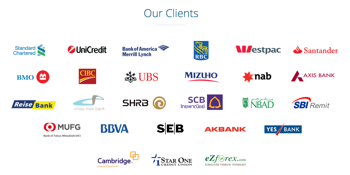 List of some of Ripple’s Clients (Image Credit - XRPchat)