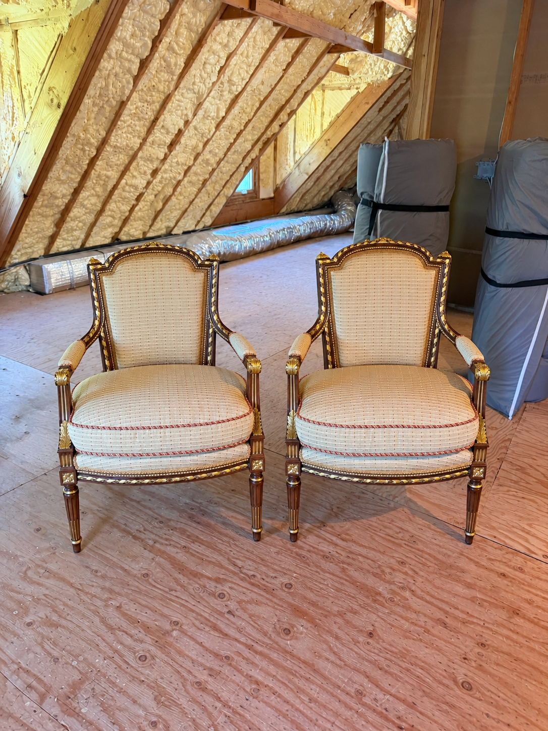 Ornate Armchairs in a Rustic Attic.png