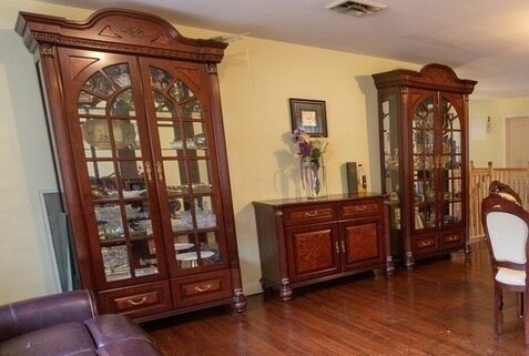 Brown, Wood Dining Room Set