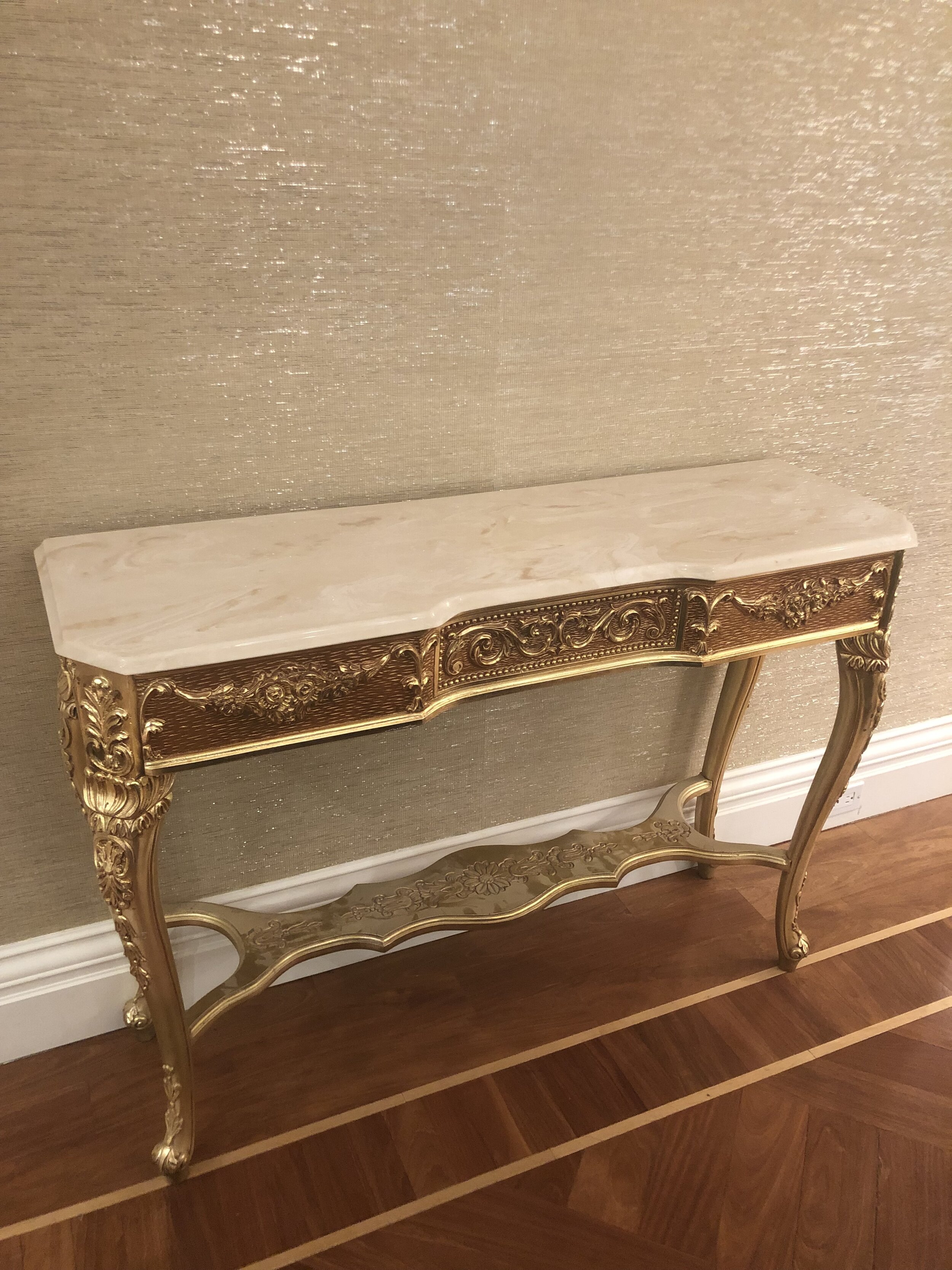Magnificent Marble Top Console