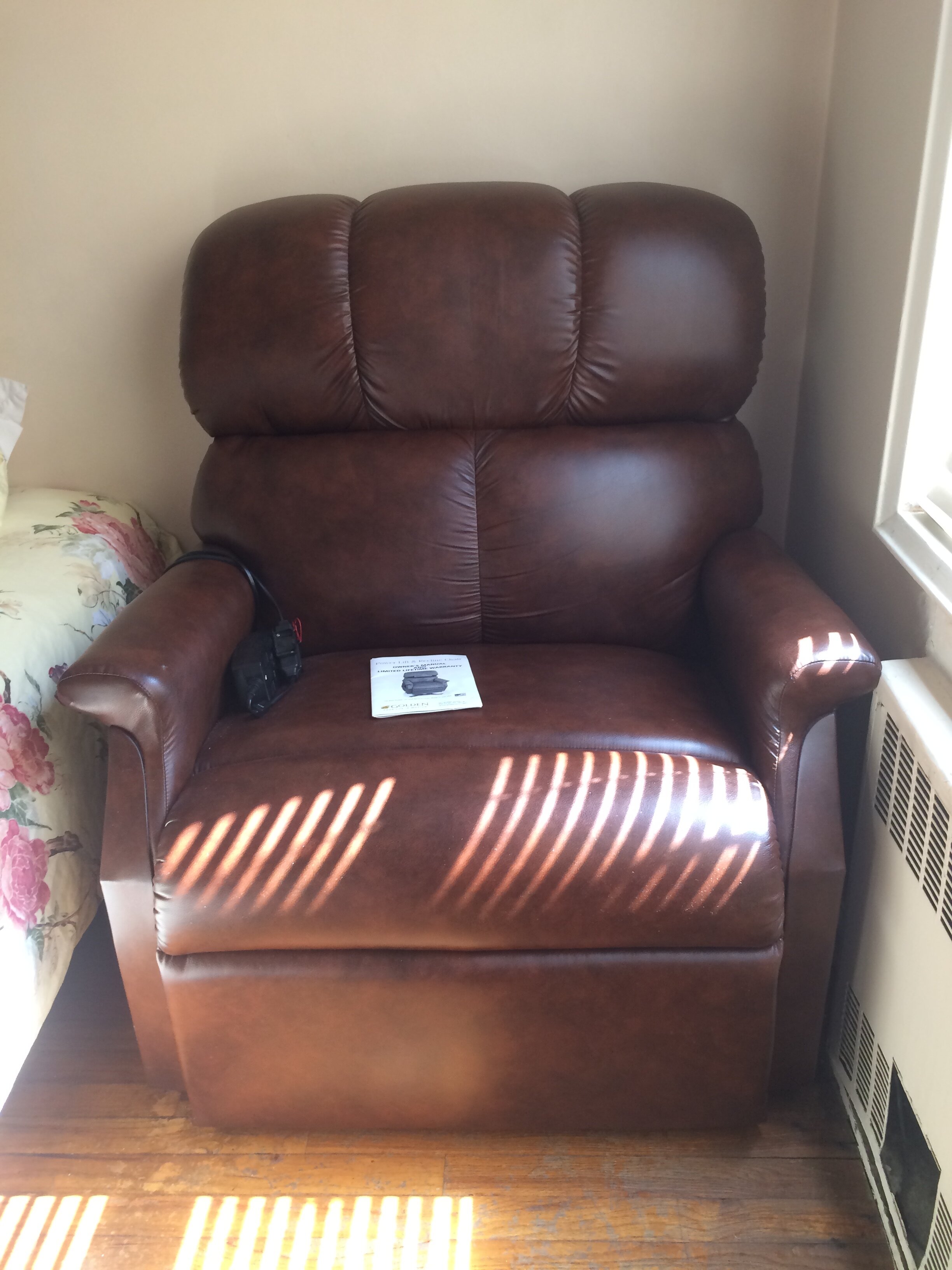 Brown Electronic Medical Grade Recliner