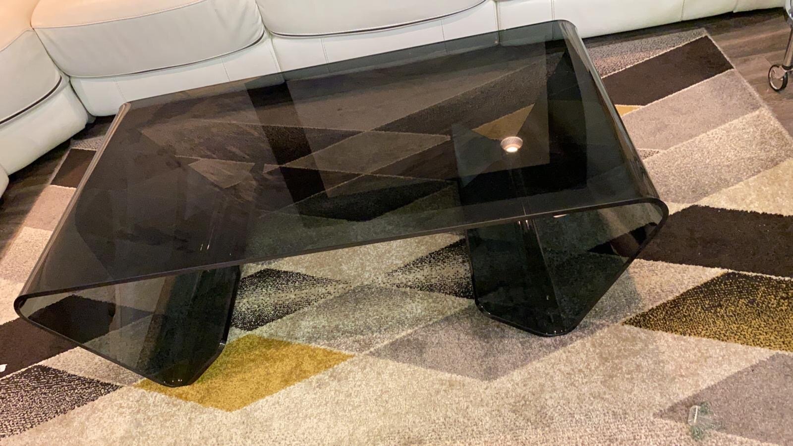 Stylish Black Lucite Table