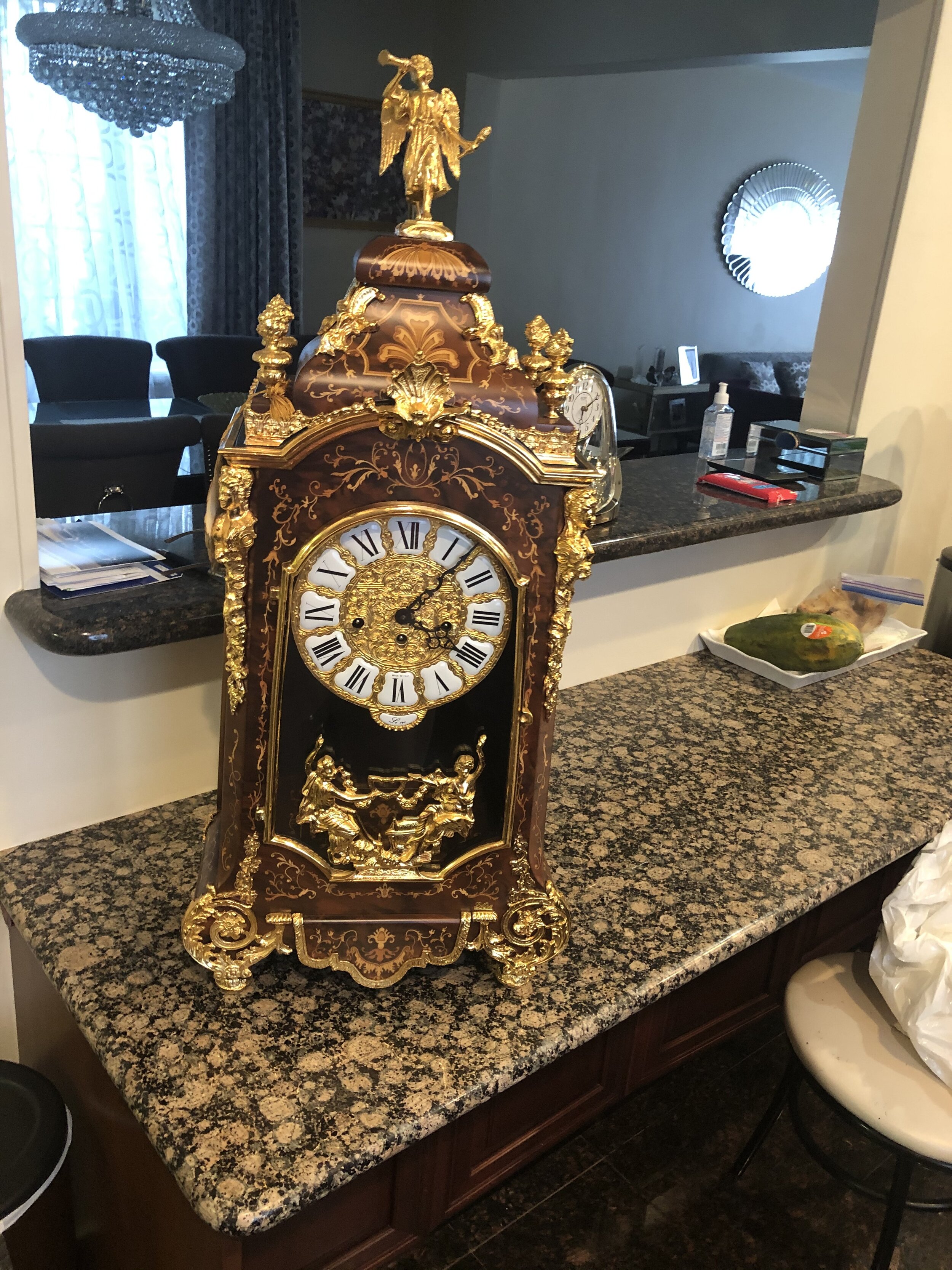 Gorgeous Le Ore Italian Clock