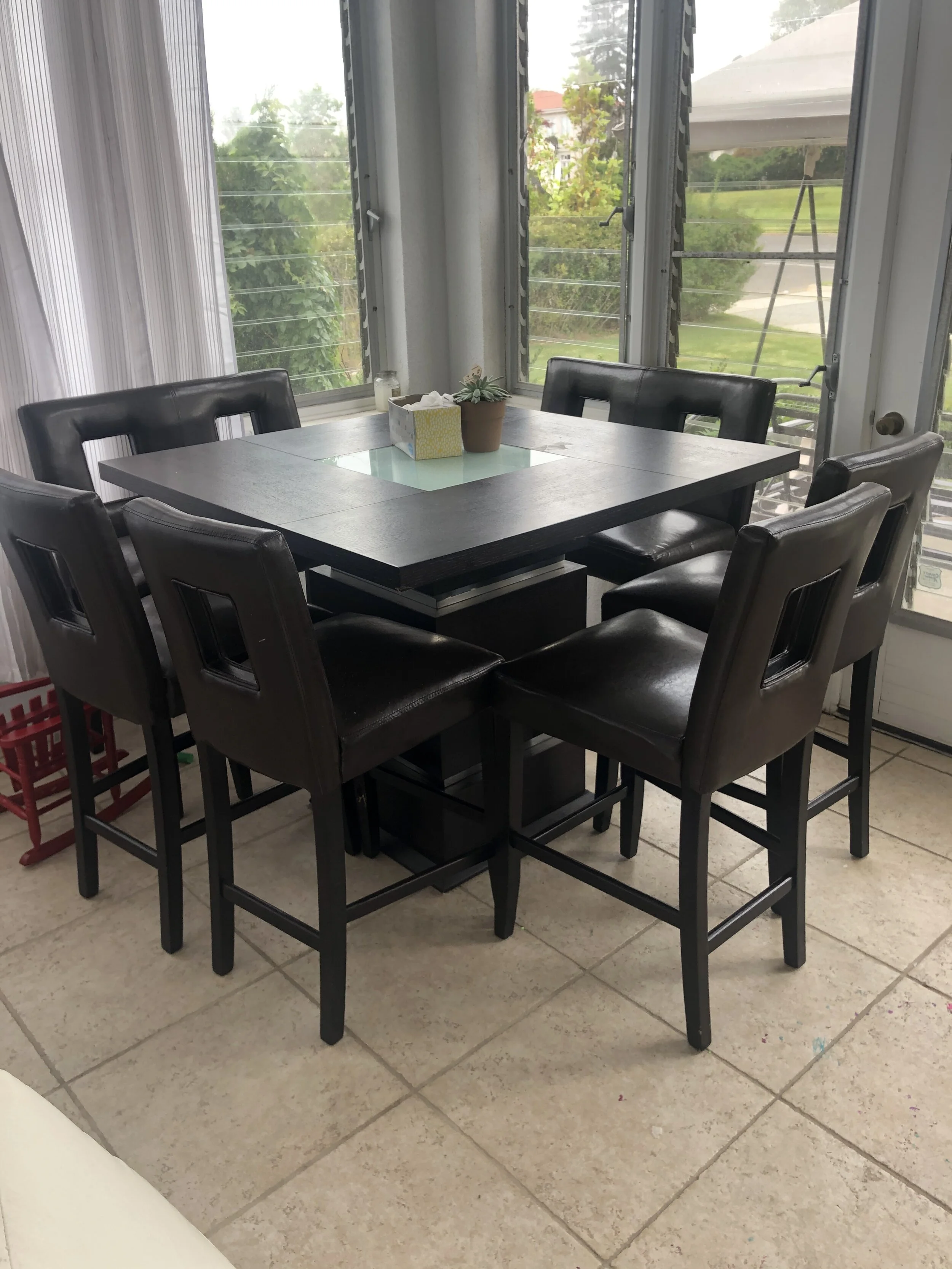 Stylish High Top Table + Chairs