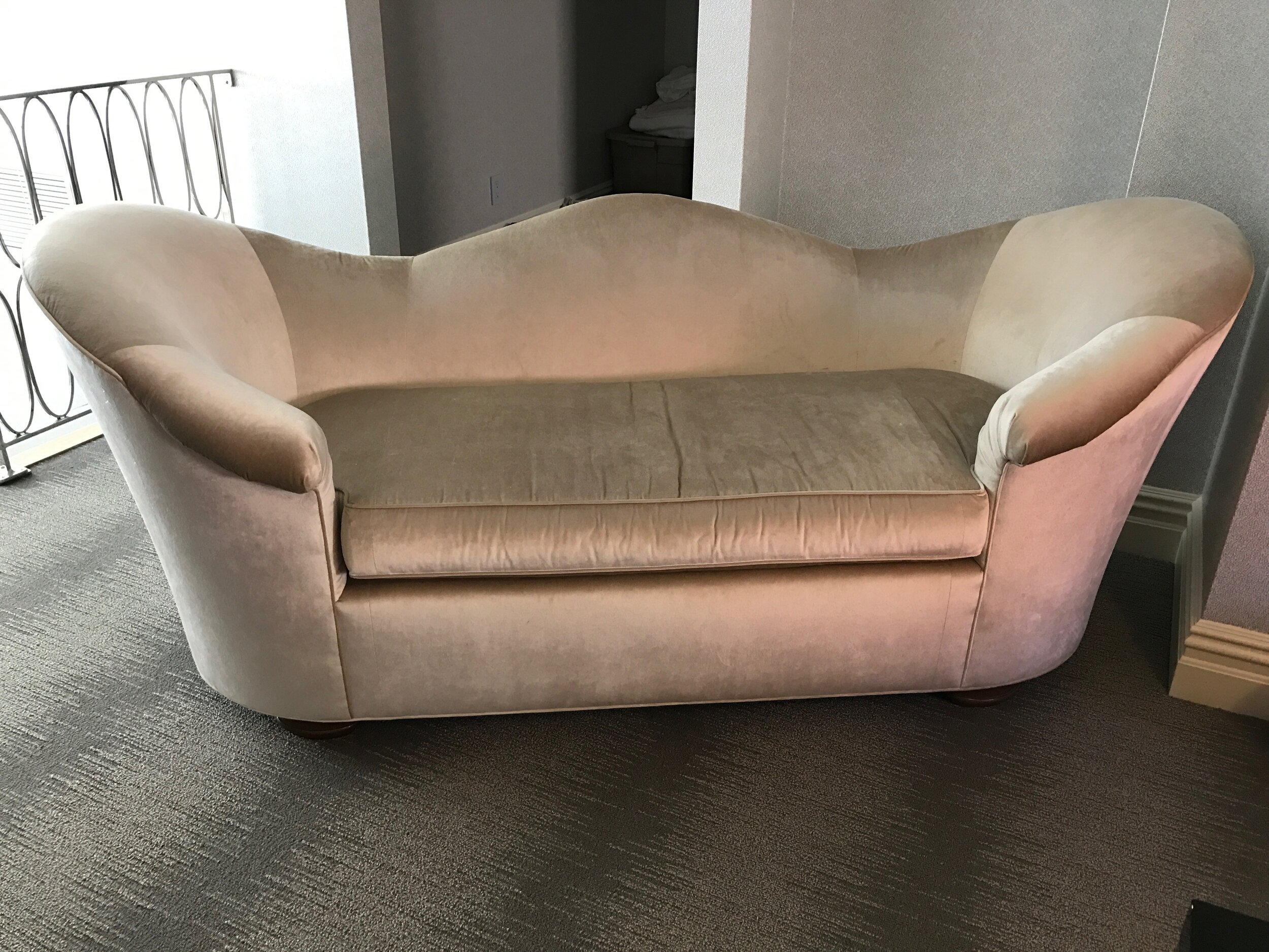 Beautiful Lewis Mittman Curved Couch