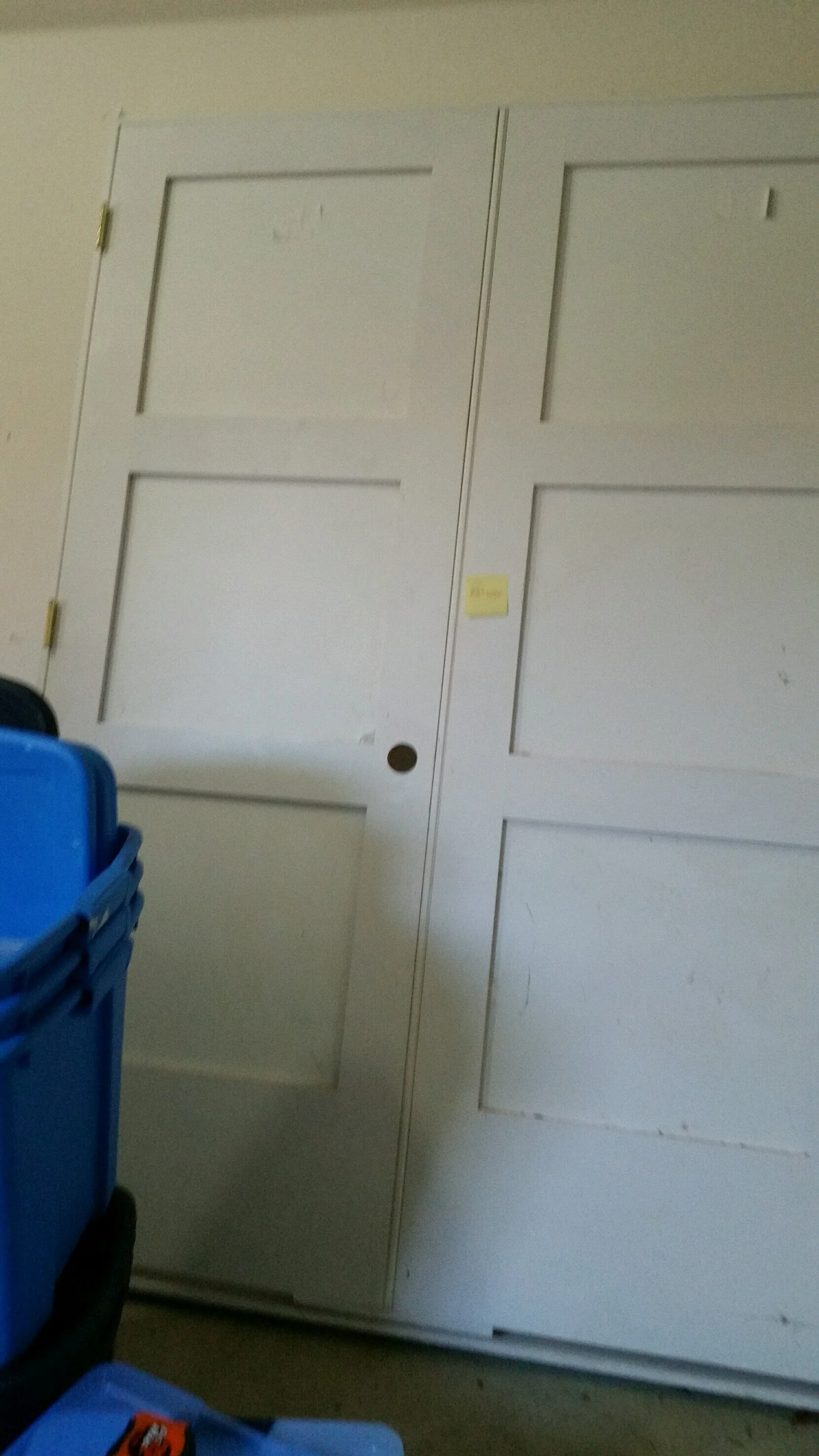 2 Brand New Uninstalled French Doors with Glass Panels