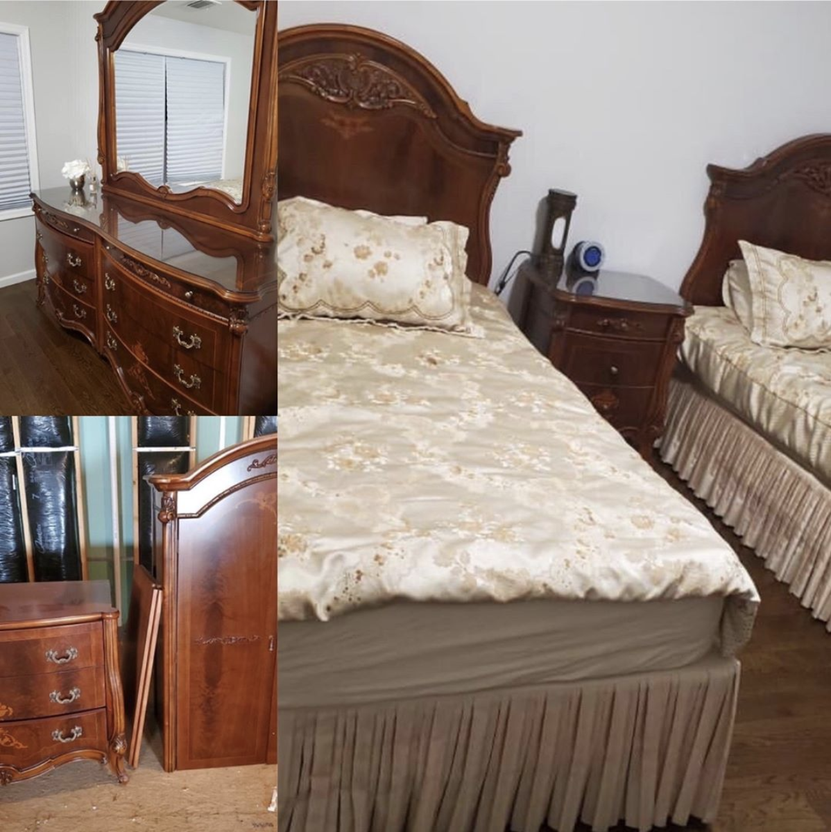 Formal Italian Master Bedroom Set