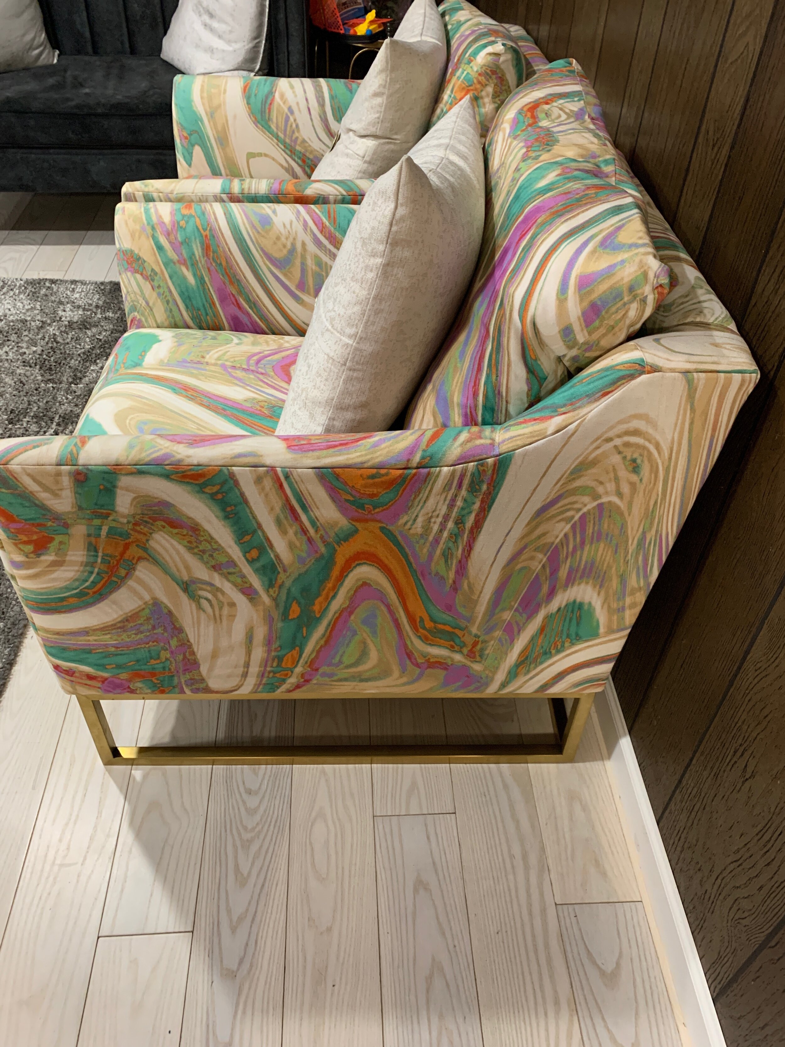 Colorful Missoni Print Chairs