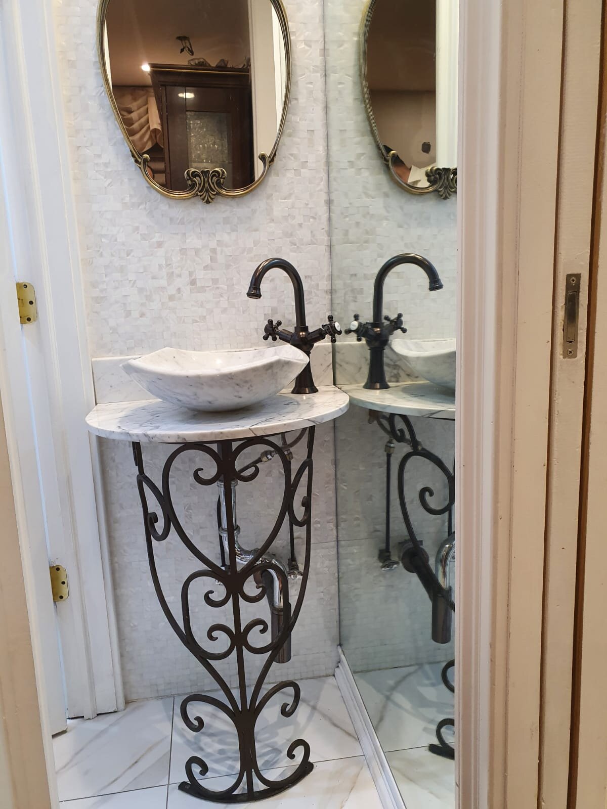 Gorgeous Marble Pedestal Sink