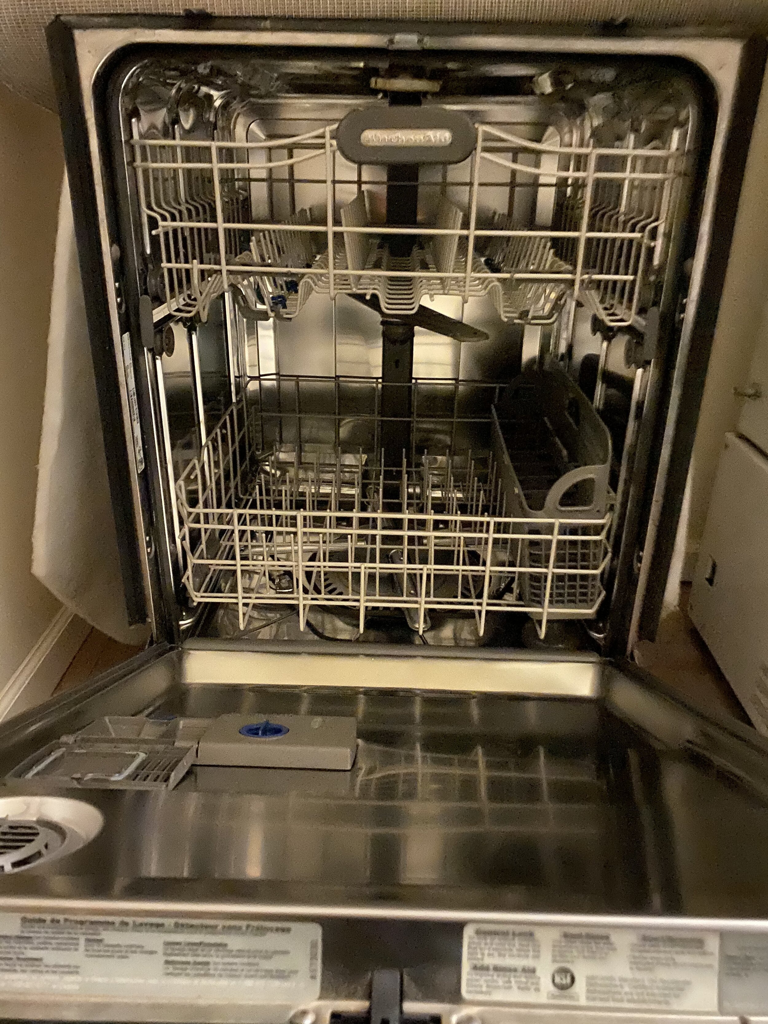 Stainless Steel KitchenAid Dishwasher