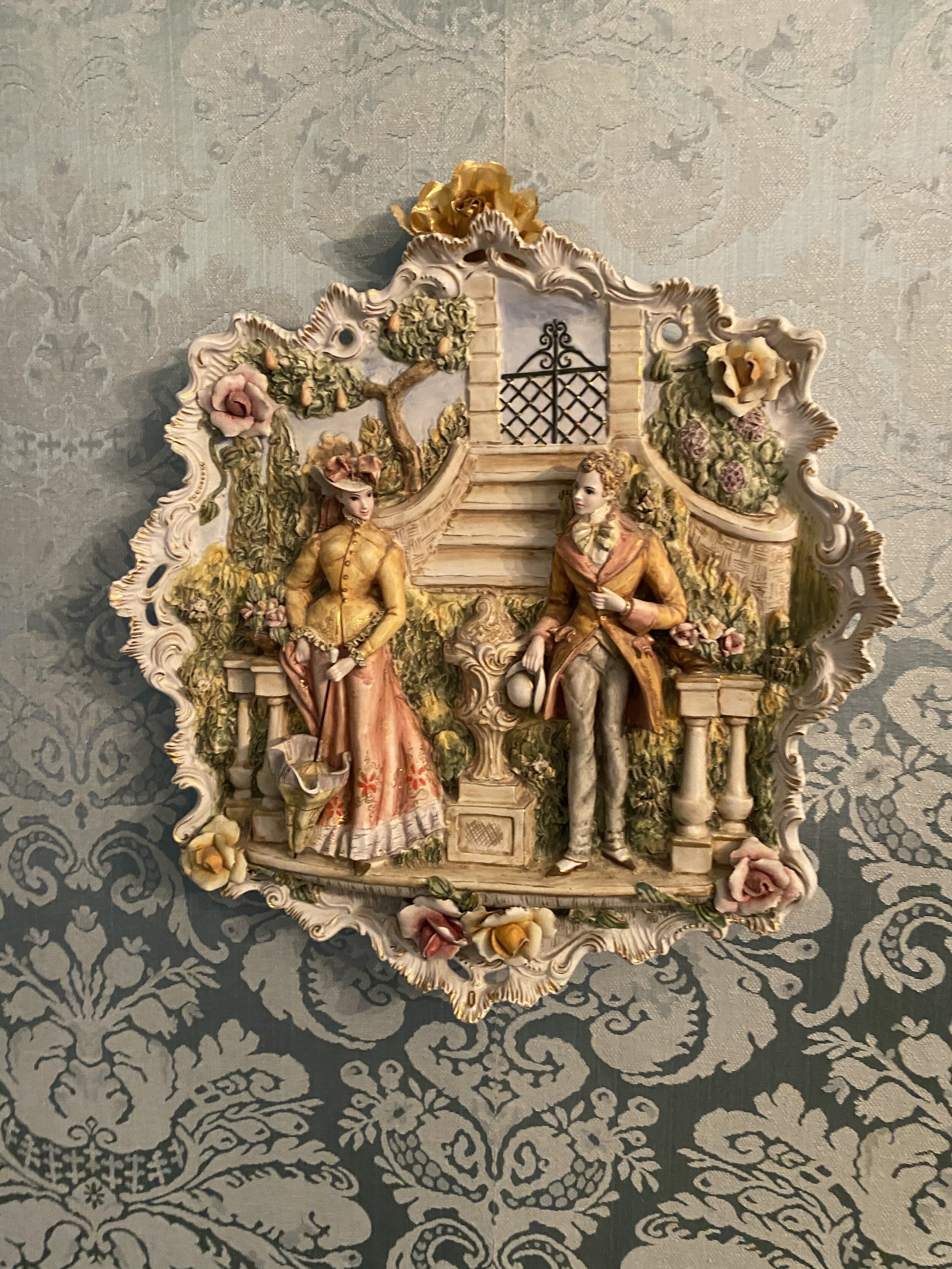 Porcelain Scenic 3D Wall Piece