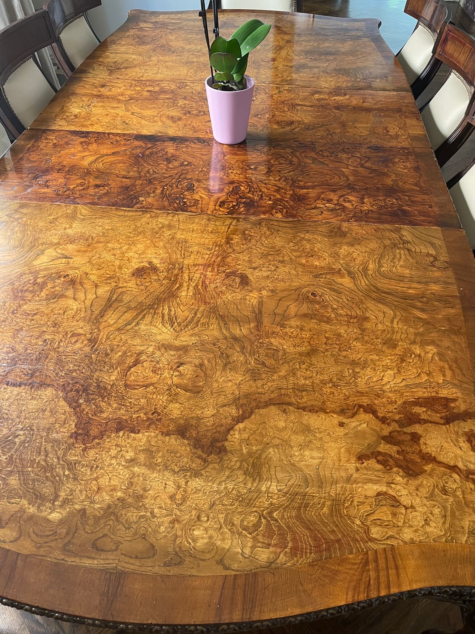 Antique Marbleized Dining Table
