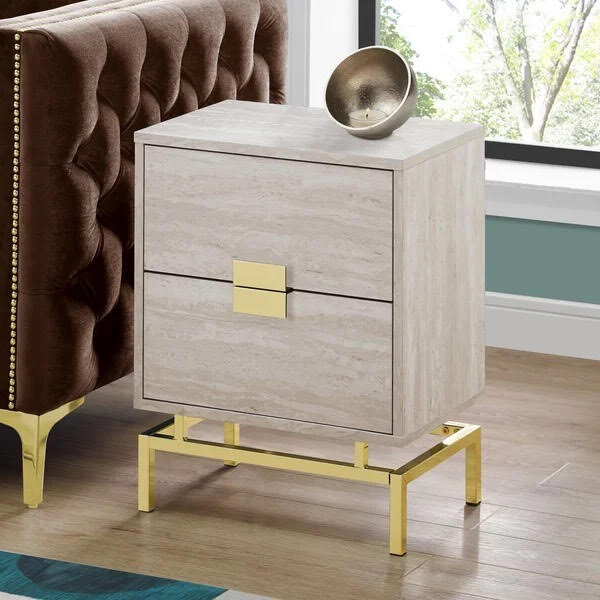 2 Brand New Lumet Nightstands