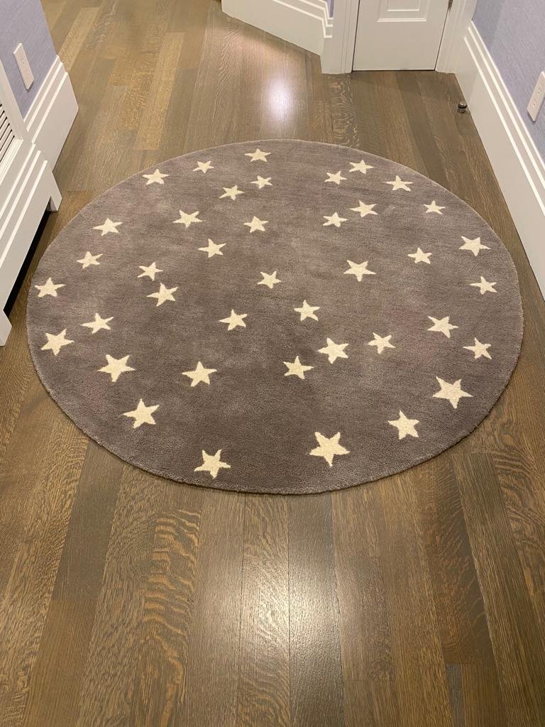 Brand New Pottery Barn Starry Skies Round Rug