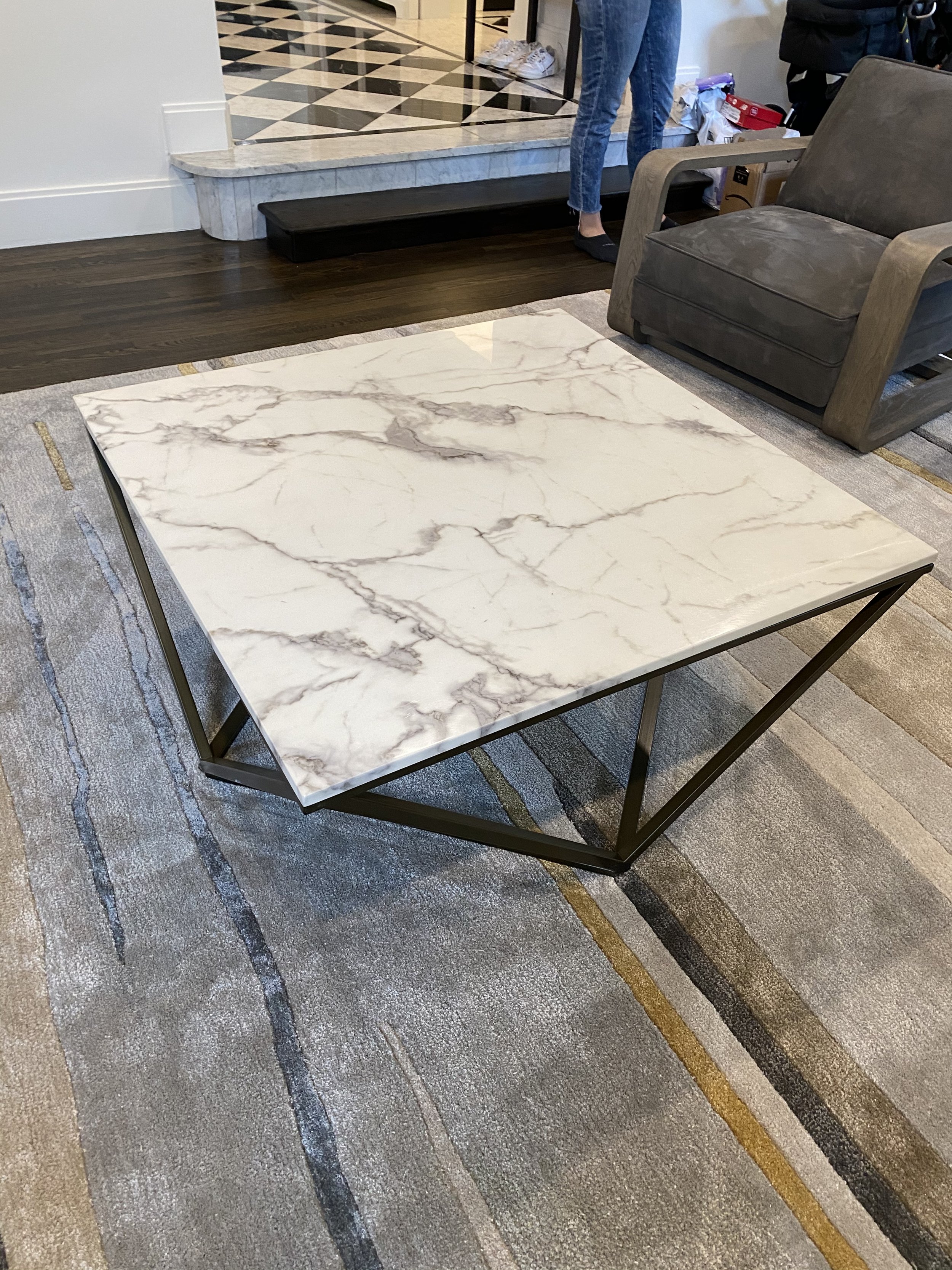 Square Marble Coffee Table