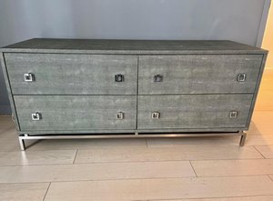 CB2 Shagreen Embossed Low Dresser  Furniture Matchmaker