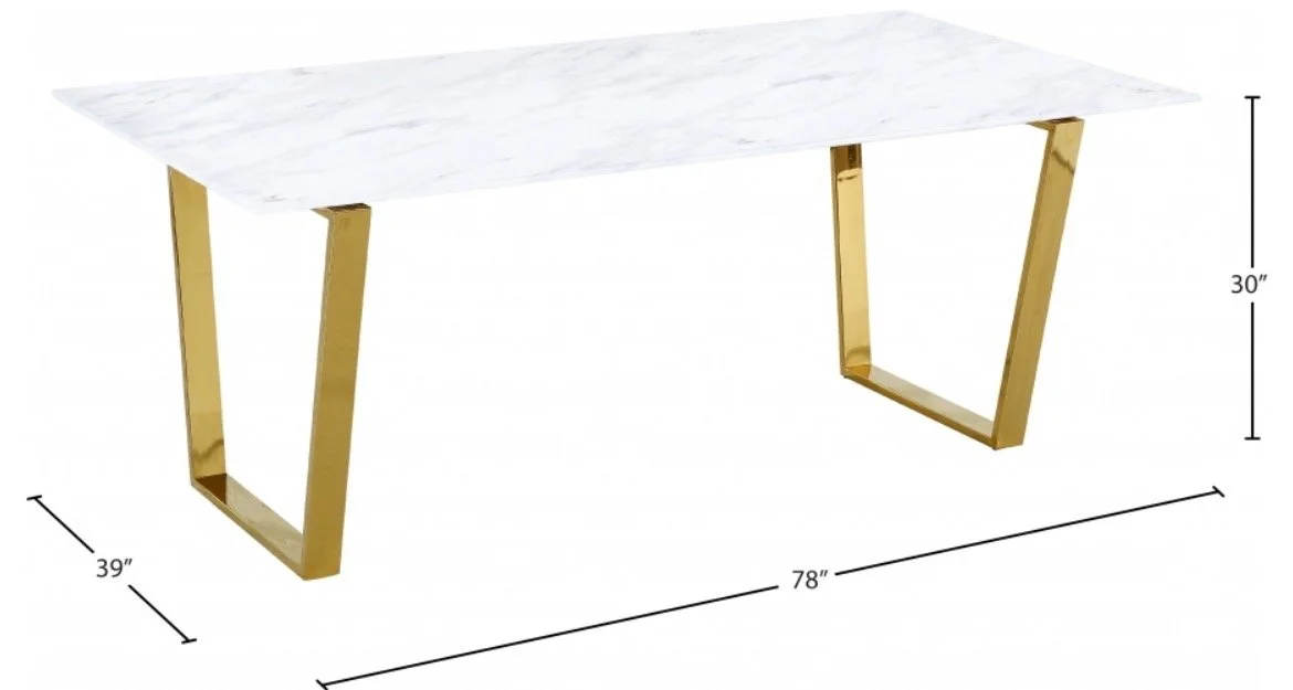 Cameron Gold Dining Table  712-T.JPEG