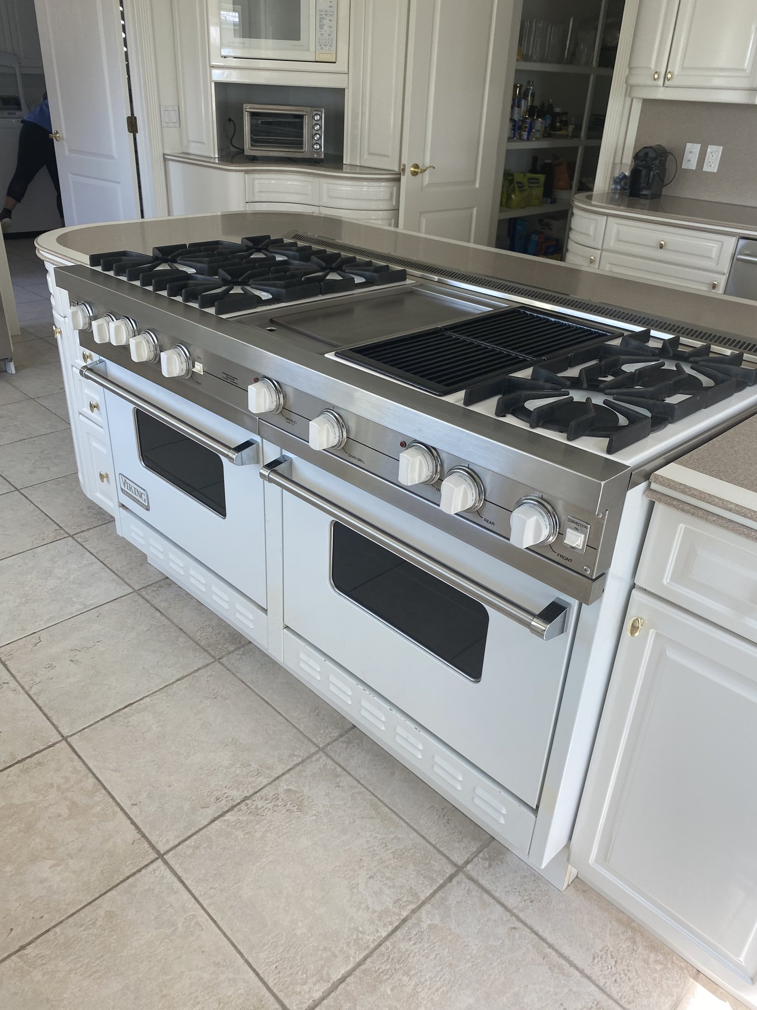 viking range with griddle